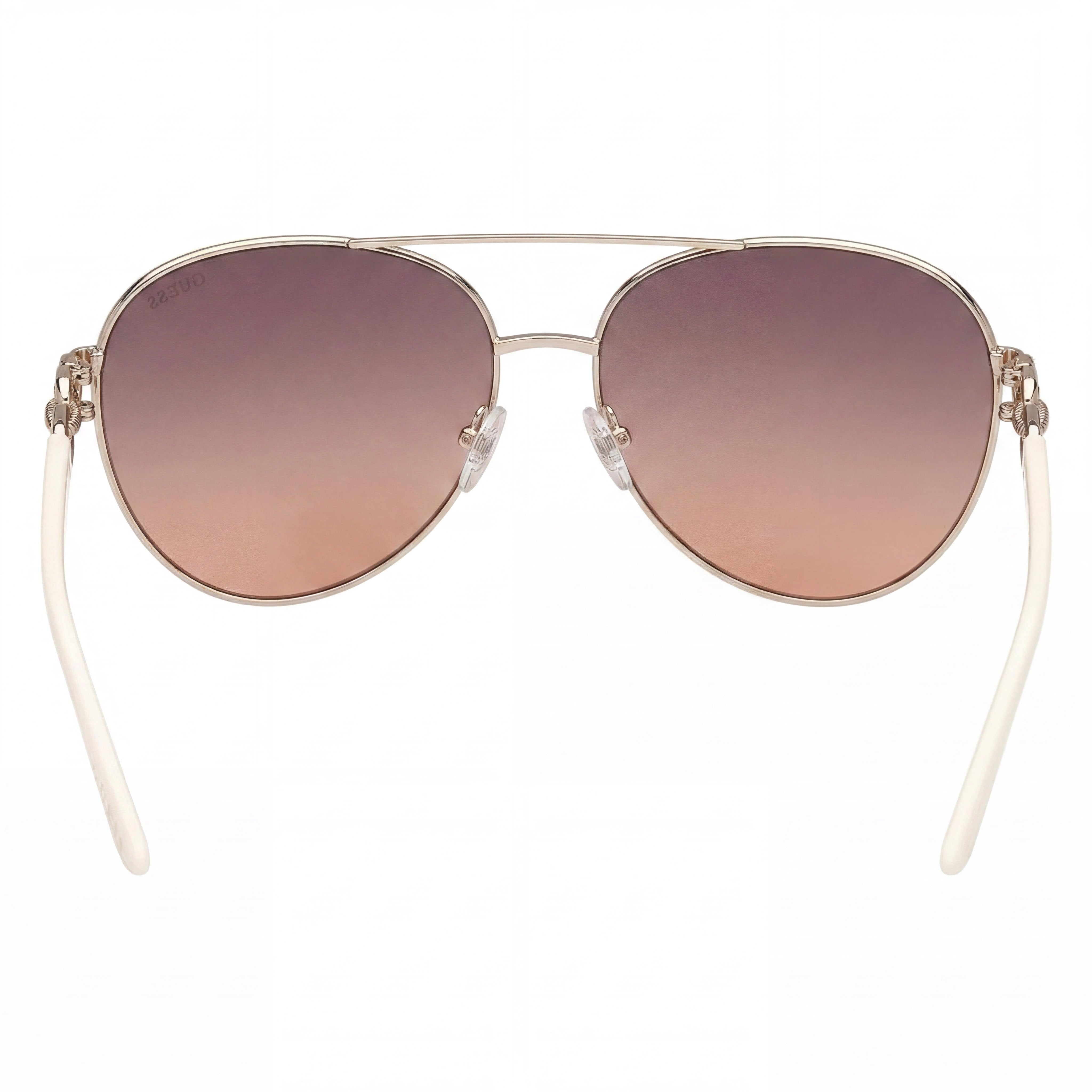 Guess Modern Men's Pale Gold Metal Gradient Smoke UV Protection Sunglasses 61mm, Photo 3