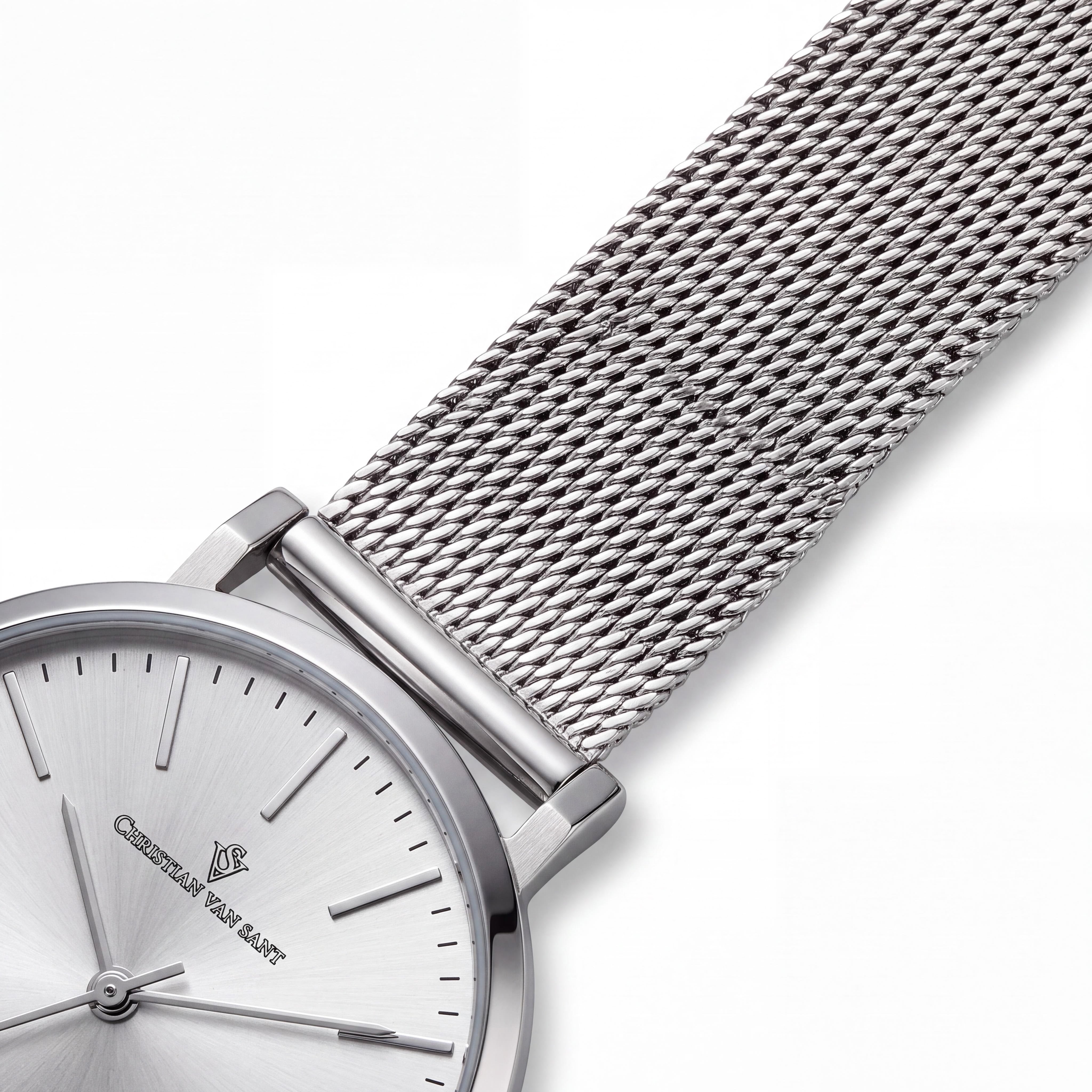 Christian Van Sant CV4223 Paradigm Women's Silver-Tone Stainless Steel Quartz Water Resistant Watch, Photo 2