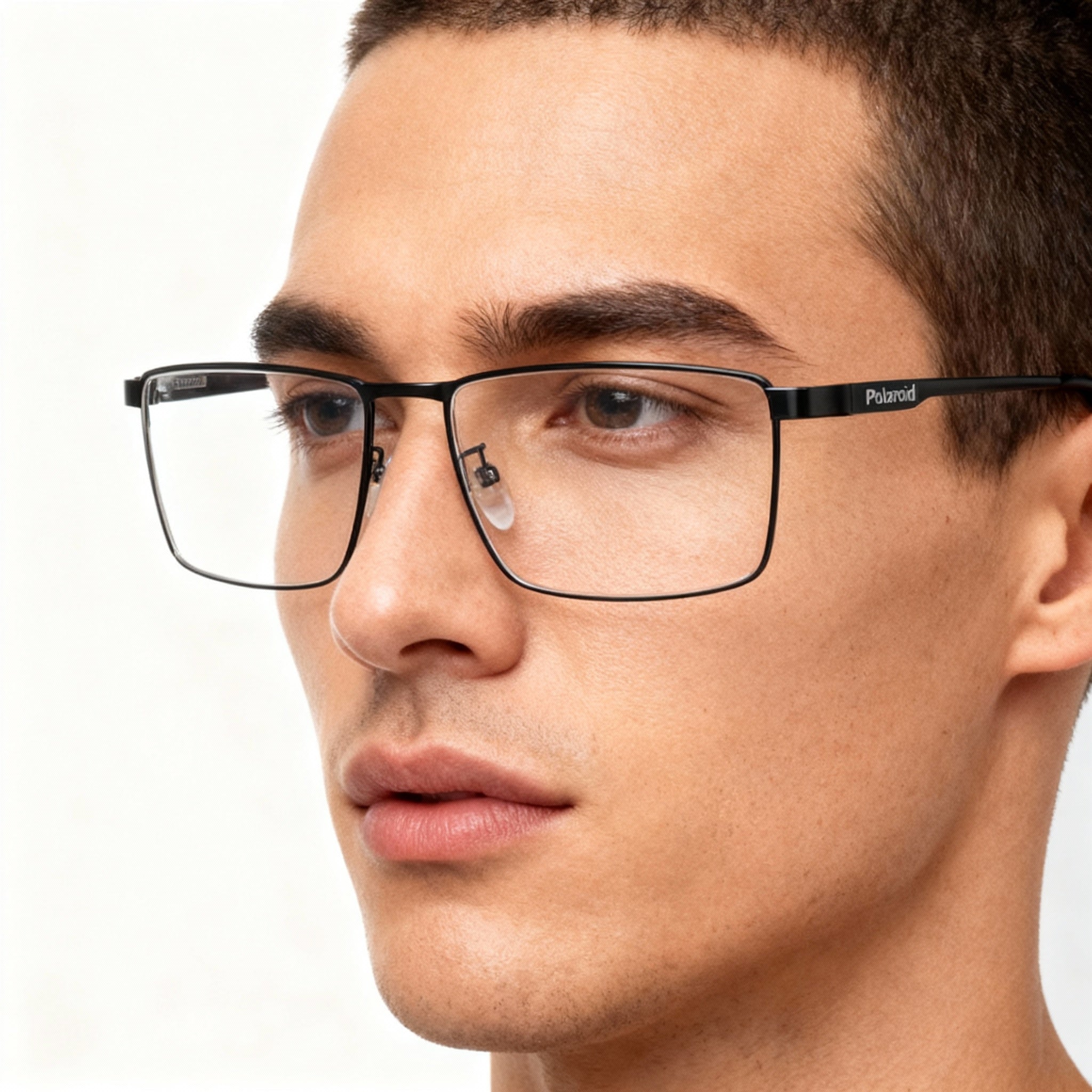 Polaroid Casual PLD D534/G Men's Eco Stainless Steel Eyeglasses Matte Ruthenium 55-15-145, Photo 4