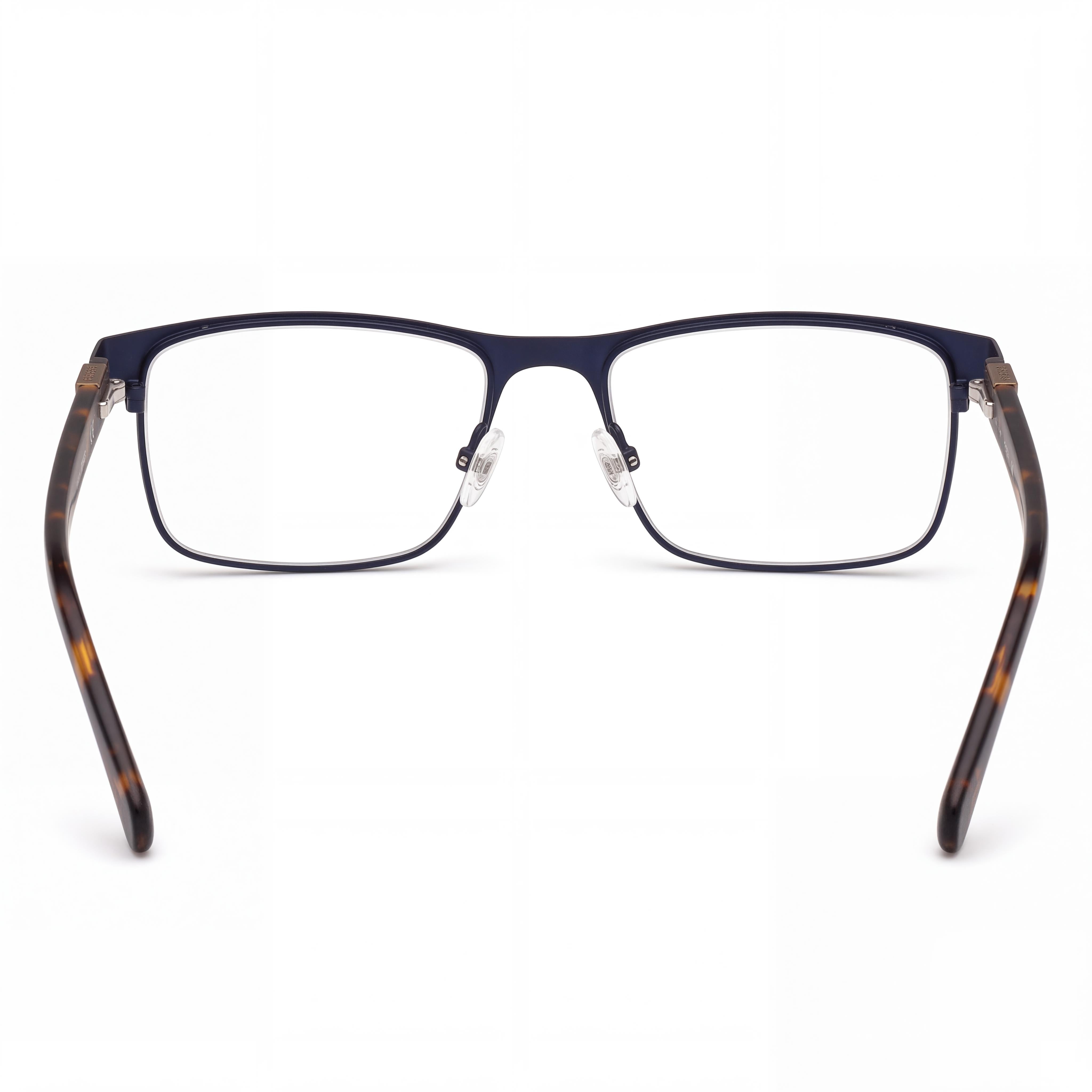 GUESS Gu50003 Gafas de hombre de metal azul mate rubio habana 55 mm, Photo 3