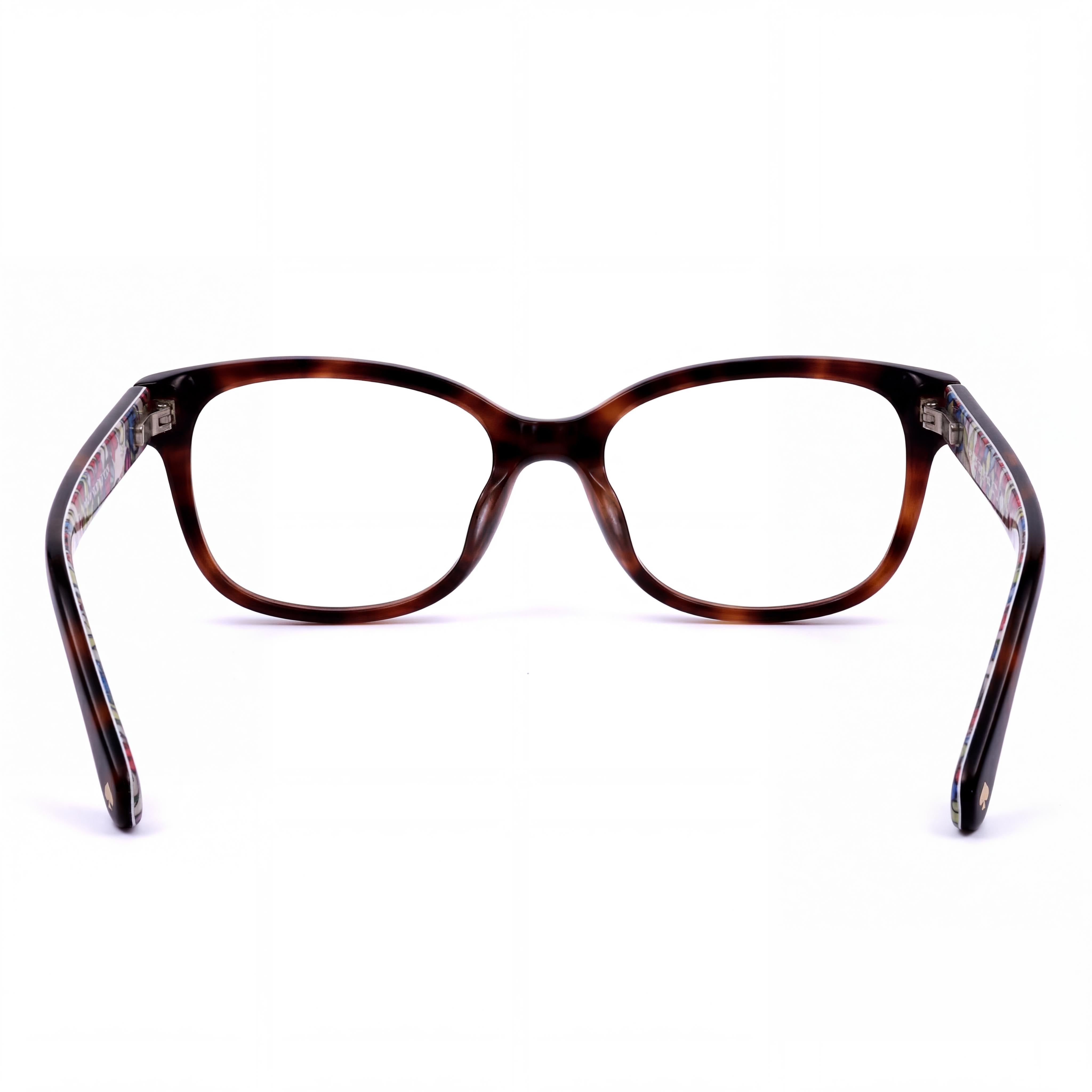 Gafas de sol Kate Spade New York Violette H7P para mujer, diseño rectangular moderno de acetato, 49 mm, color Habana, Photo 3
