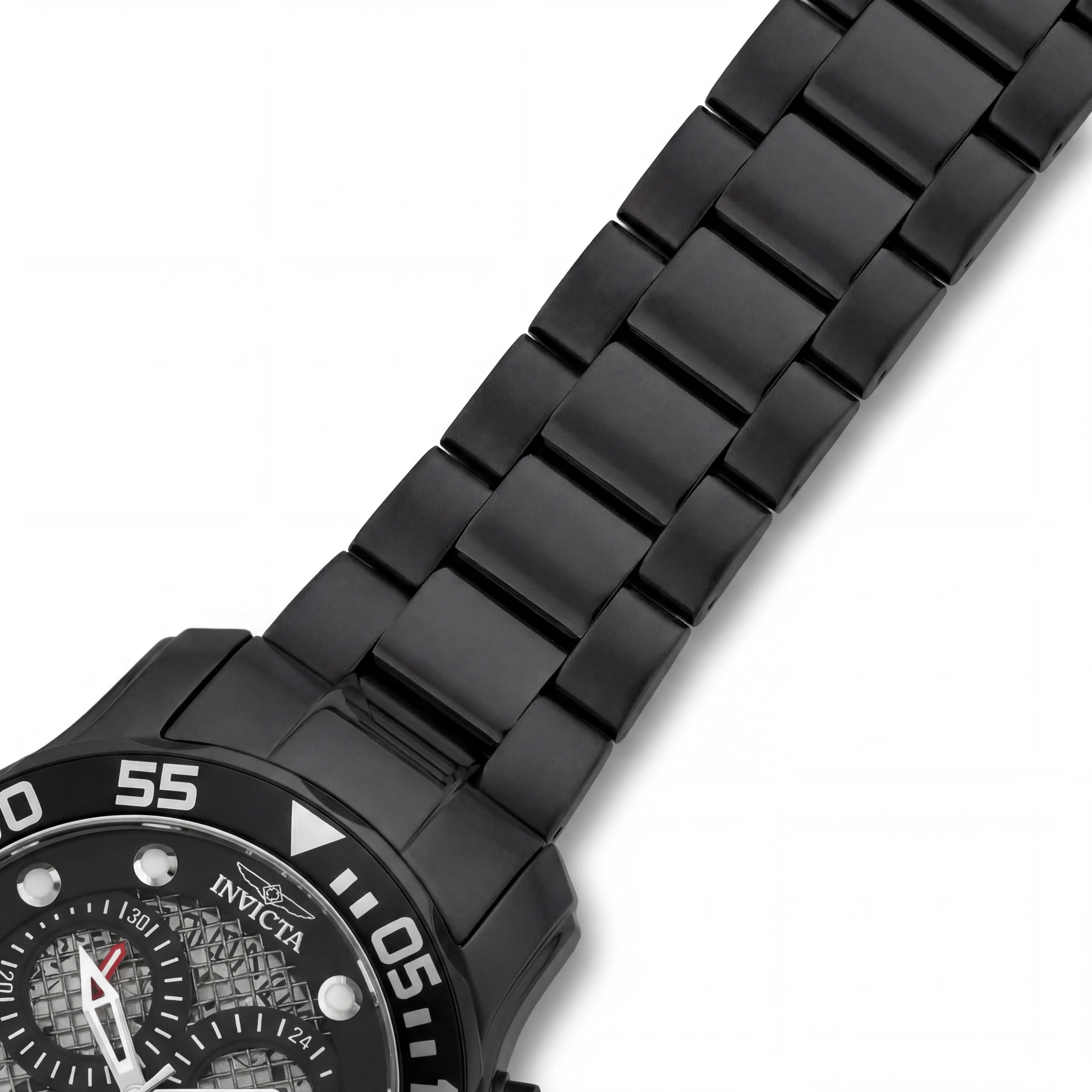 Invicta Men's Pro Diver 19838 Black Ion-Plated Stainless Steel Quartz Bracelet Watch, 49mm Case, 300m Water Resistant, Photo 3
