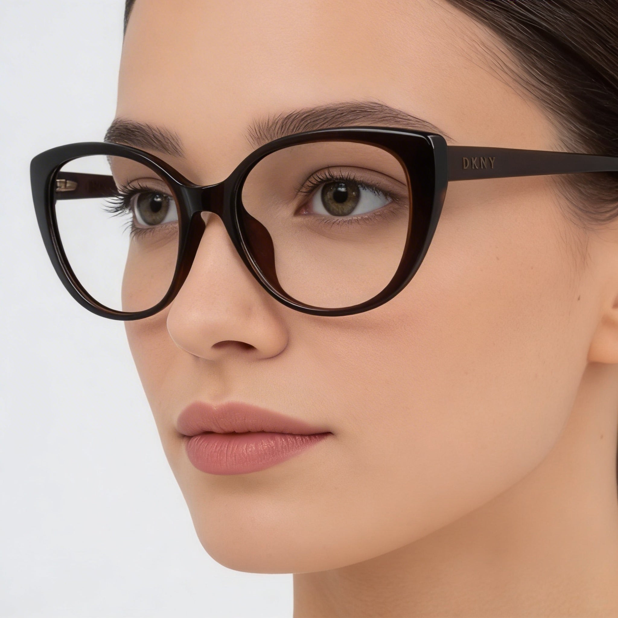 Gafas DKNY Dk5004 para mujer con montura metálica marrón, lentes de 50 mm, puente de 17 mm y patillas de 135 mm, Photo 4