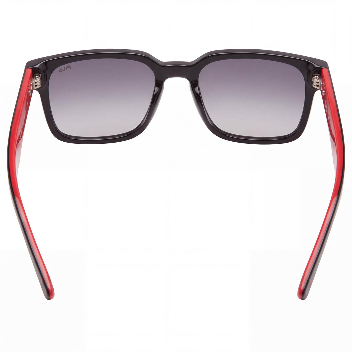 FILA Casual Men's Shiny Black Acetate Frame Sunglasses with Smoke Gradient Lenses 53mm, Photo 3