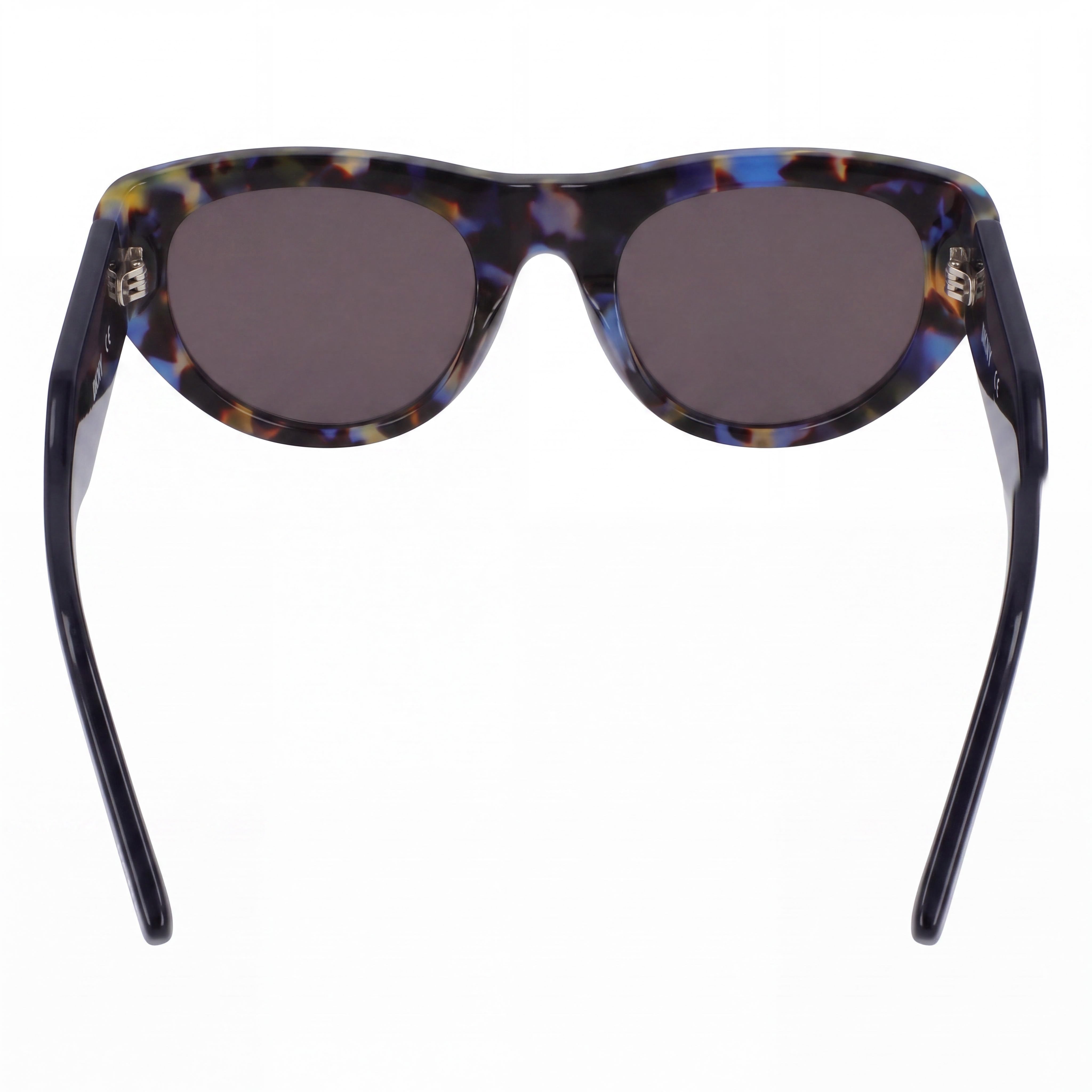 DKNY Women's Dk550s Blue Tortoise Plastic Frame and Lens Non-Polarized UV Protection Sunglasses 53mm, Photo 3