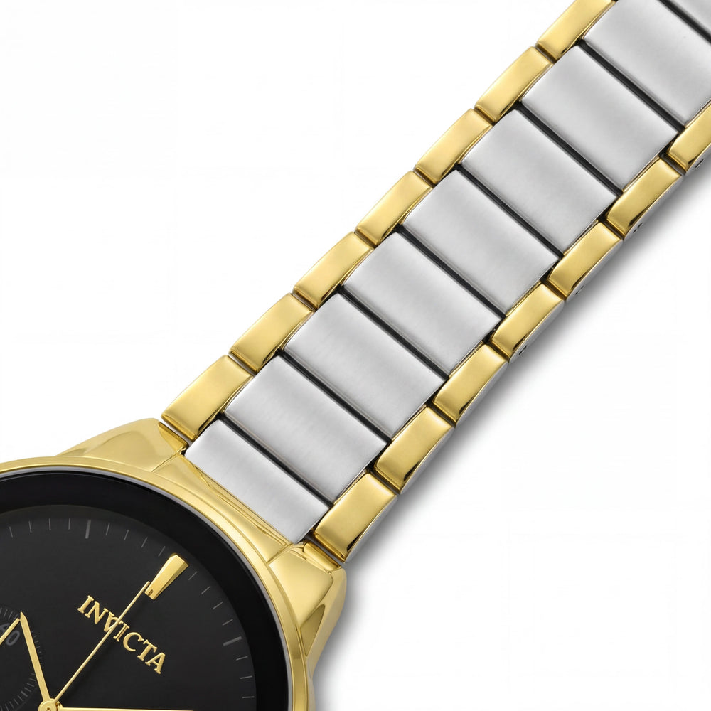 Invicta Specialty 29478 Men's Gold-tone Two-tone Stainless Steel Chronograph GMT Quartz Watch 43mm