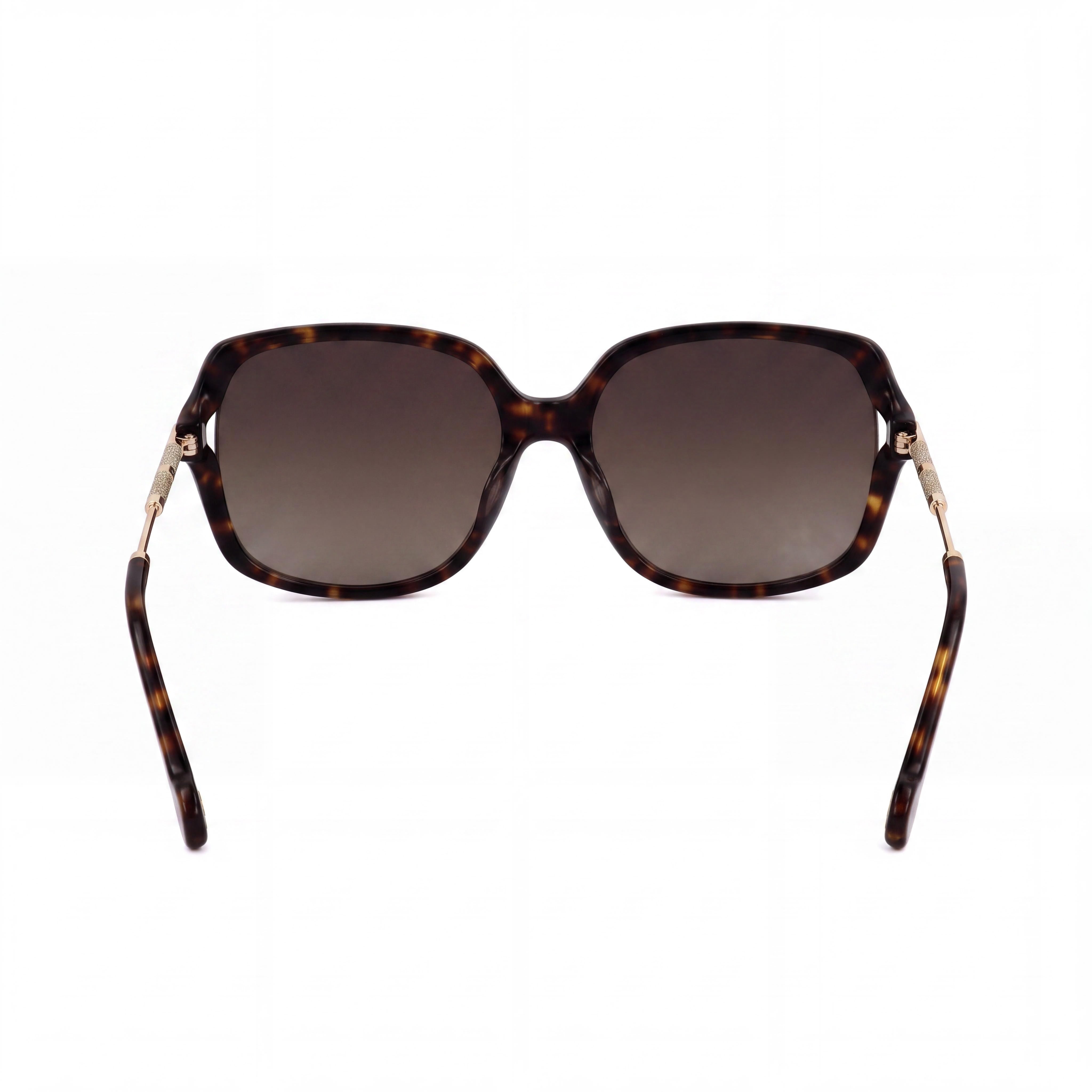 Carolina Herrera HER0132/G/S Women's Casual Havana Grey Gradient Plastic Brown Shaded Sunglasses 58mm, Photo 3