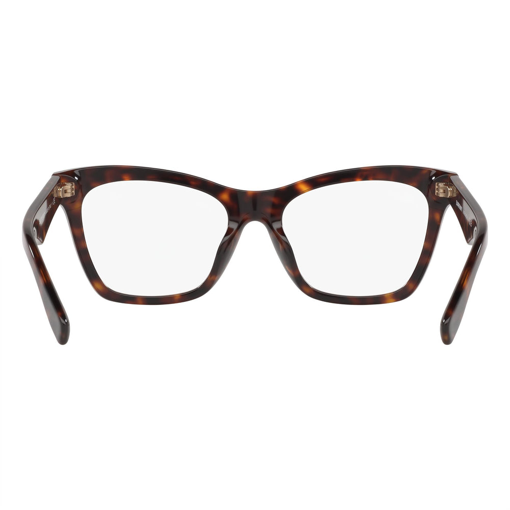 BURBERRY Women's Tortoise Optical Frames with Clear Demo Lenses, Lenses can be Replaced with Custom Prescription Lenses