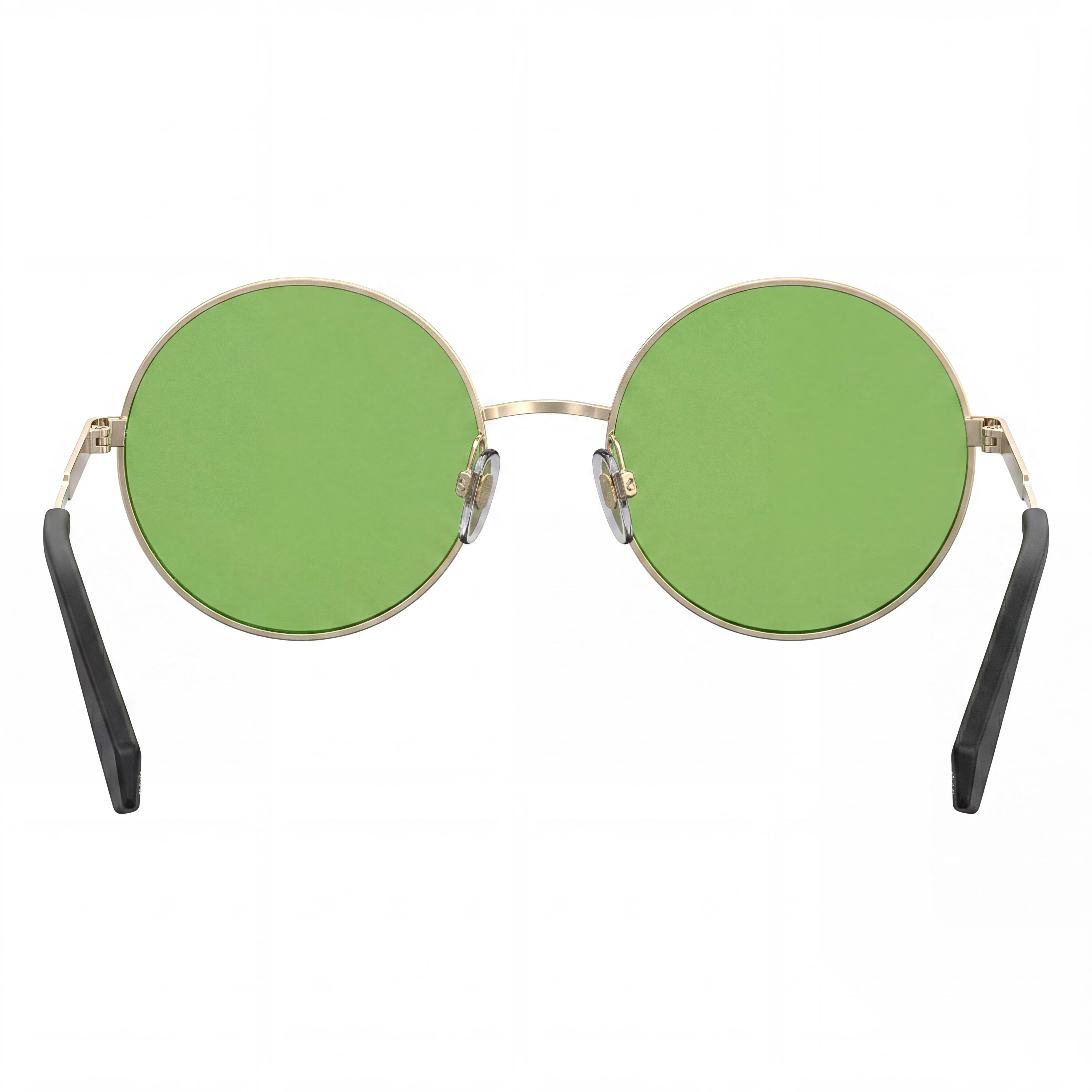 Polaroid Sunglasses Pld 4052/S Unisex Silver & Black Metal Frame Green Polarized Lenses 55mm Sunglasses, Photo 3