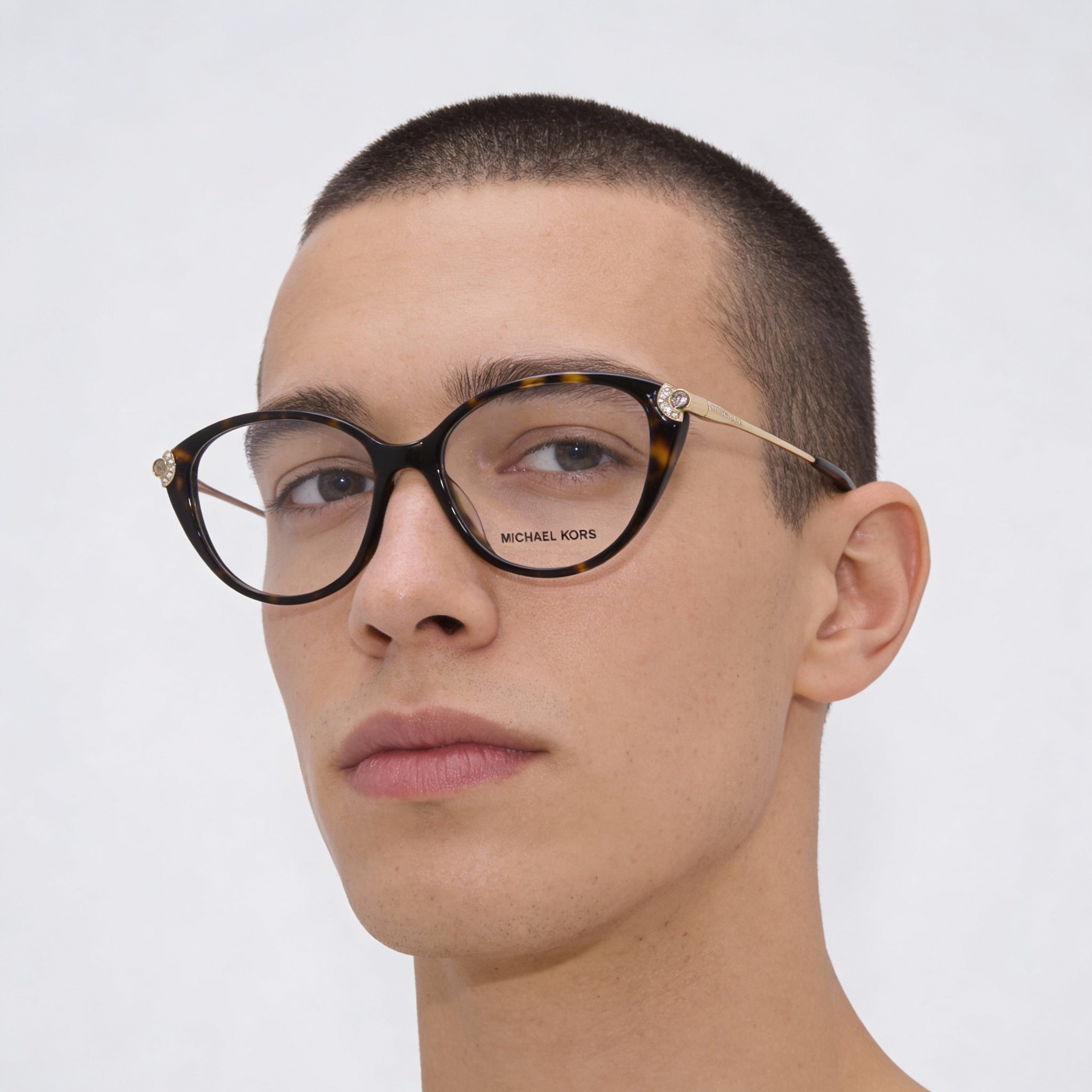 Michael Kors Mk 4098bu Unisex Cat Eye Full Rim Acetate Frame Multicolored Eyeglasses 53mm, Photo 4