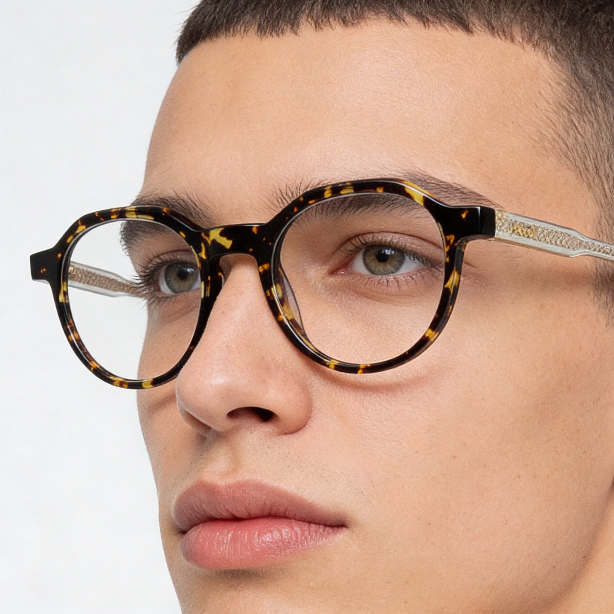 Lacoste Modern Unisex Optical Eyeglasses, Featuring Havana Injected Plastic Frame and 49mm Lens Width, Photo 4