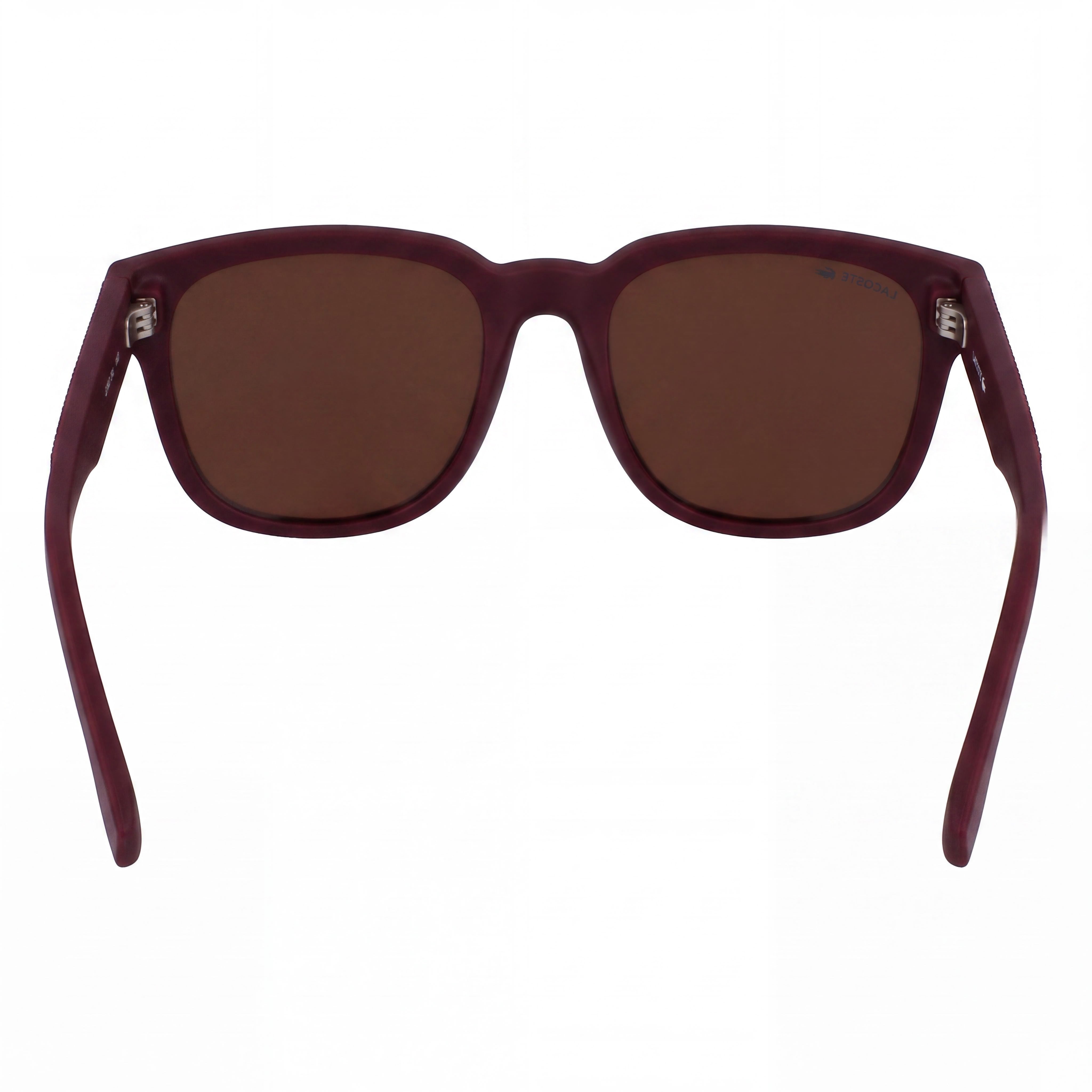 Lacoste L982s Unisex Matte Red Plastic Frame Polycarbonate Lenses UV Protection Non-Polarized Sunglasses 53mm, Photo 4