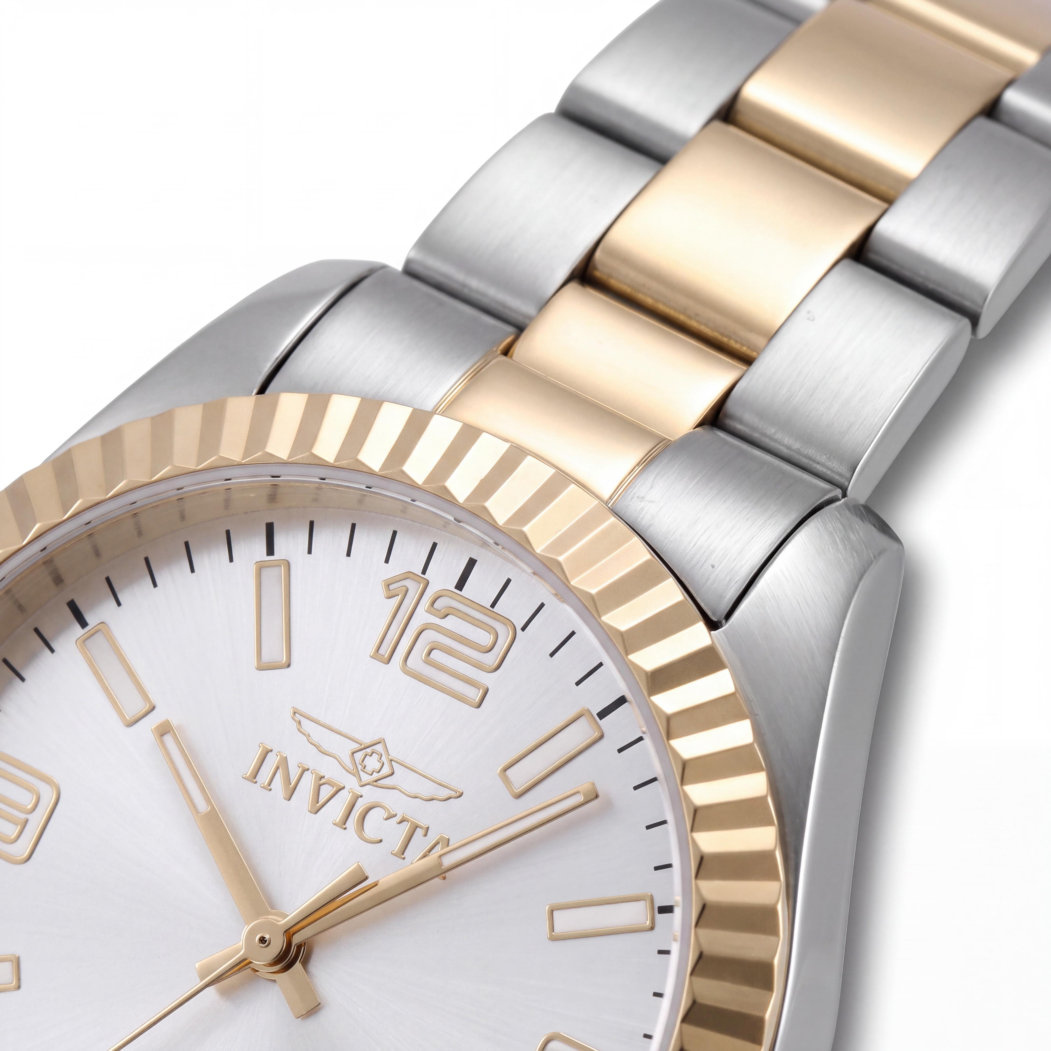 Invicta Unisex Specialty Collection 47469 Gold Steel Stainless Steel Bracelet Quartz Movement Watch 36mm, Photo 2