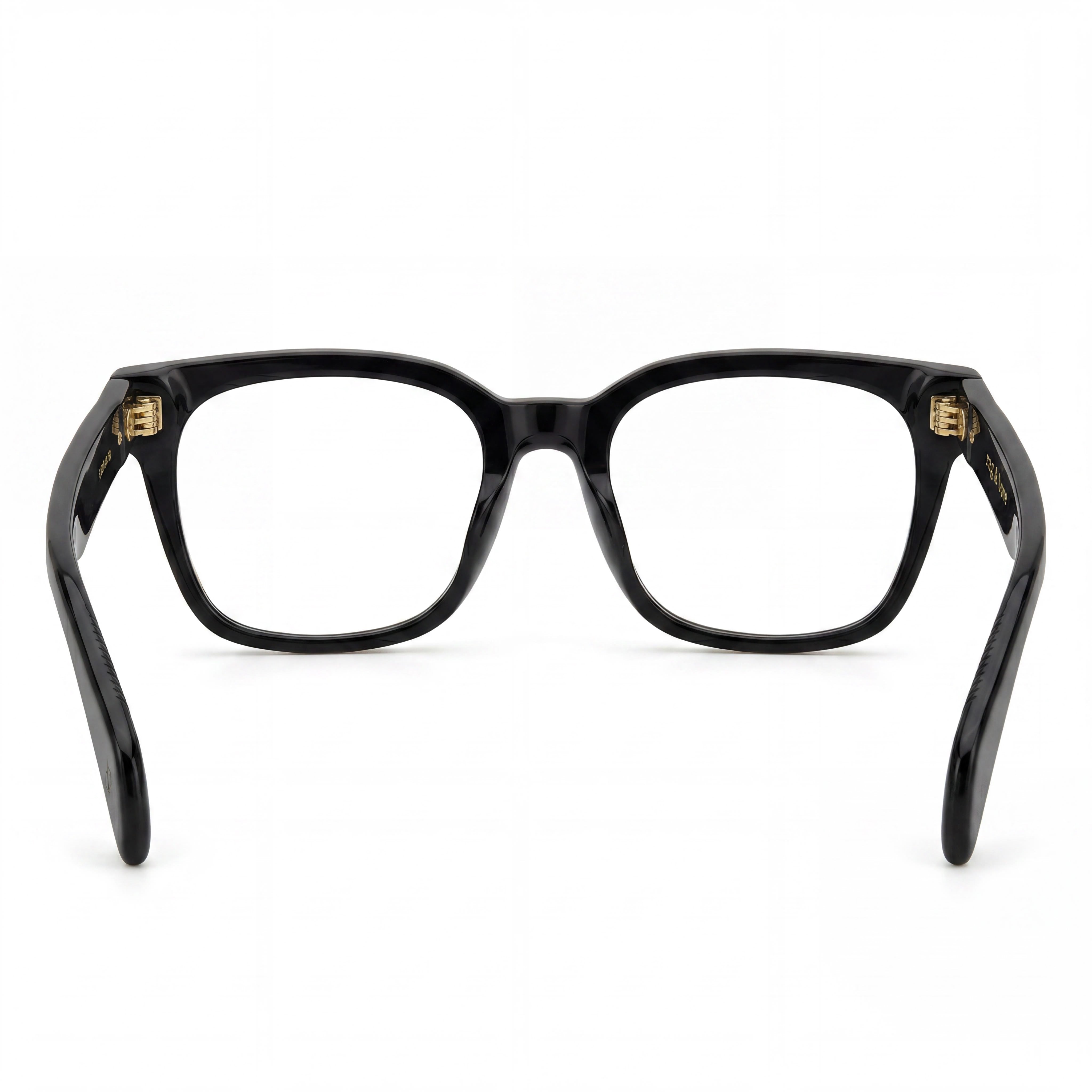 Rag & Bone Rnb 3015 Women's Black Acetate Eyewear Frames with Clear Lenses, Lens Width 52mm, Bridge 17mm, Temple 140mm, Photo 4