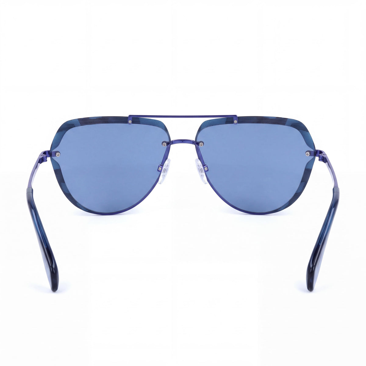 Gafas de sol para hombre adidas Originals Or0018, montura de acetato en azul brillante, lentes azules, protección UV, 63 mm, Photo 3