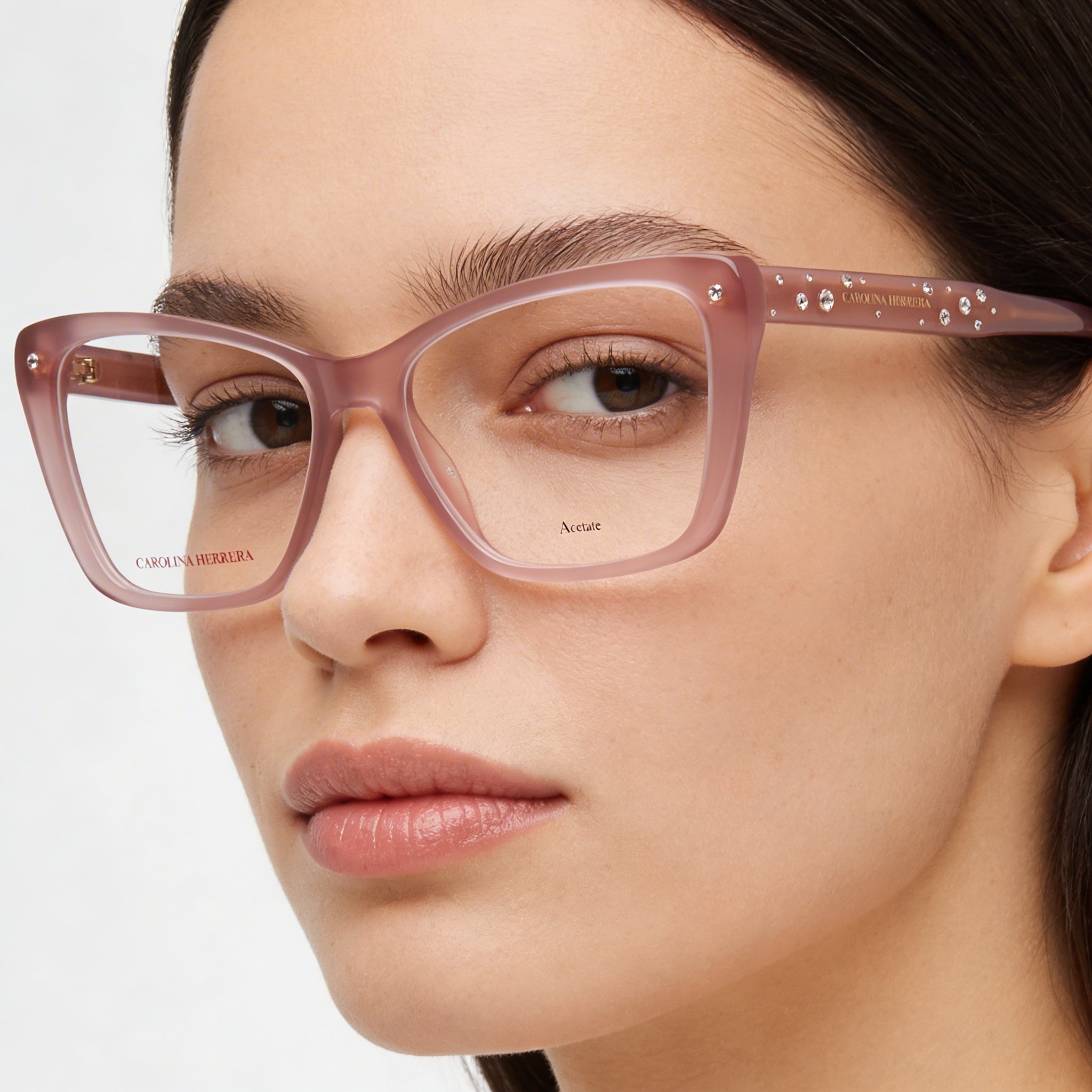 Carolina Herrera Modern Her 0149 Women's Multicolored Acetate Frame Eyewear with Nude Lenses 53mm, Photo 4