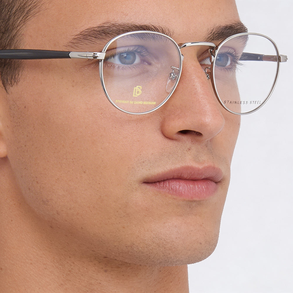 Gafas de sol David Beckham Db 1127 modernas de aleación de acero Rut con patillas de cuerno no polarizadas para hombre, ancho de lente 51 mm