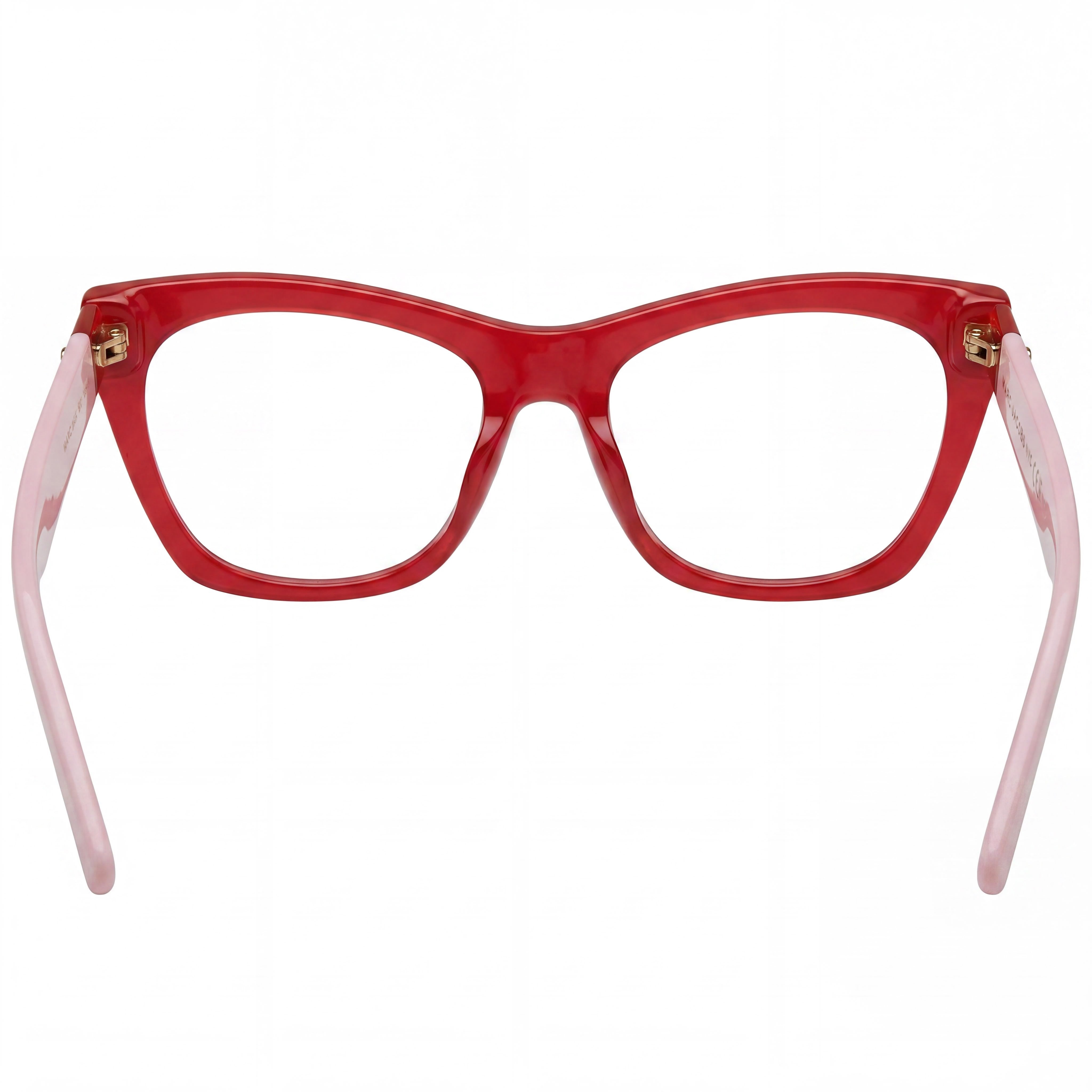Marc Jacobs Temporary Women's Red Pink Cellulose Frame Polycarbonate Lens Non Polarized Sunglasses 53mm, Photo 3