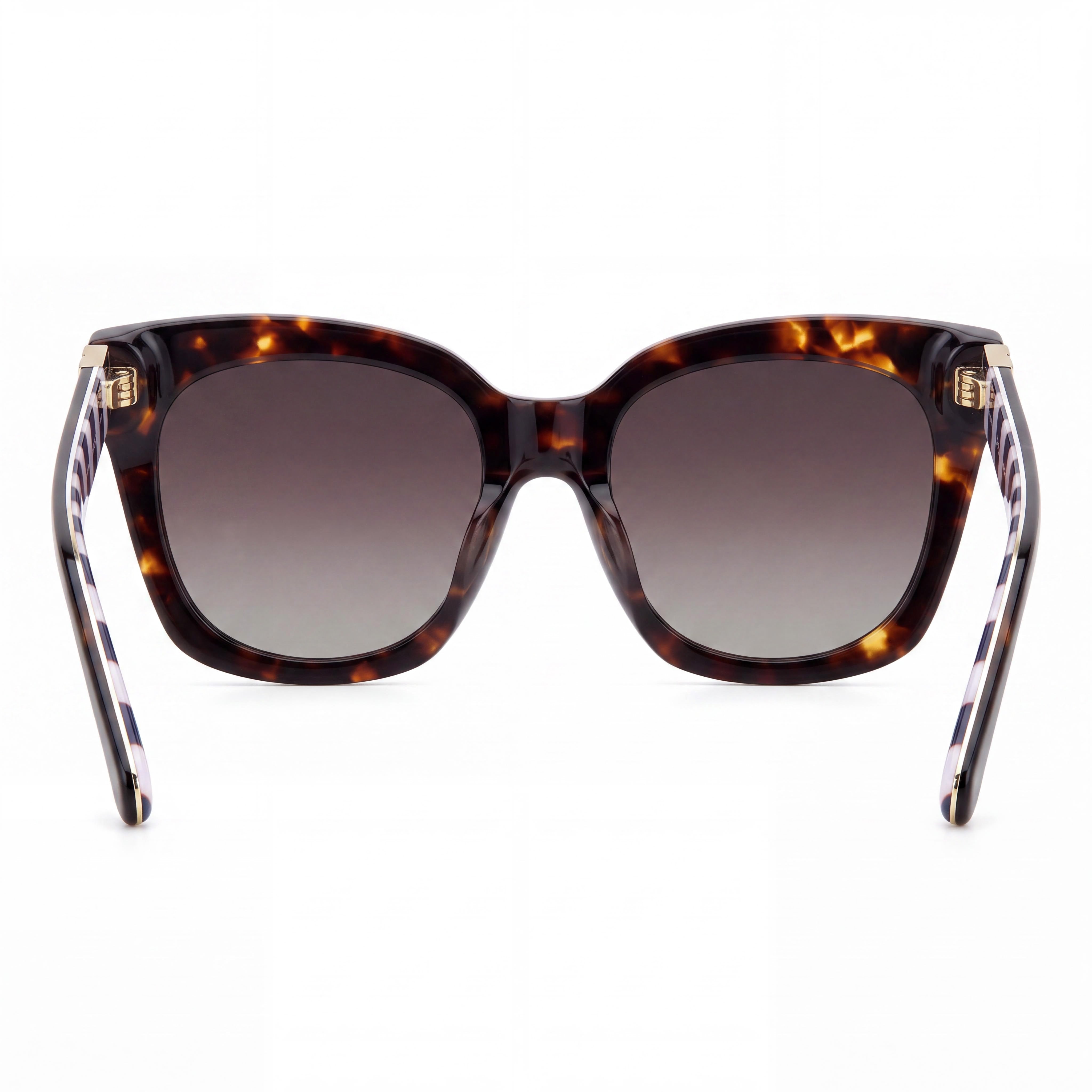 kate spade new york Casual Women's Dark Havana Acetate Polarized Sunglasses 53mm, Photo 4