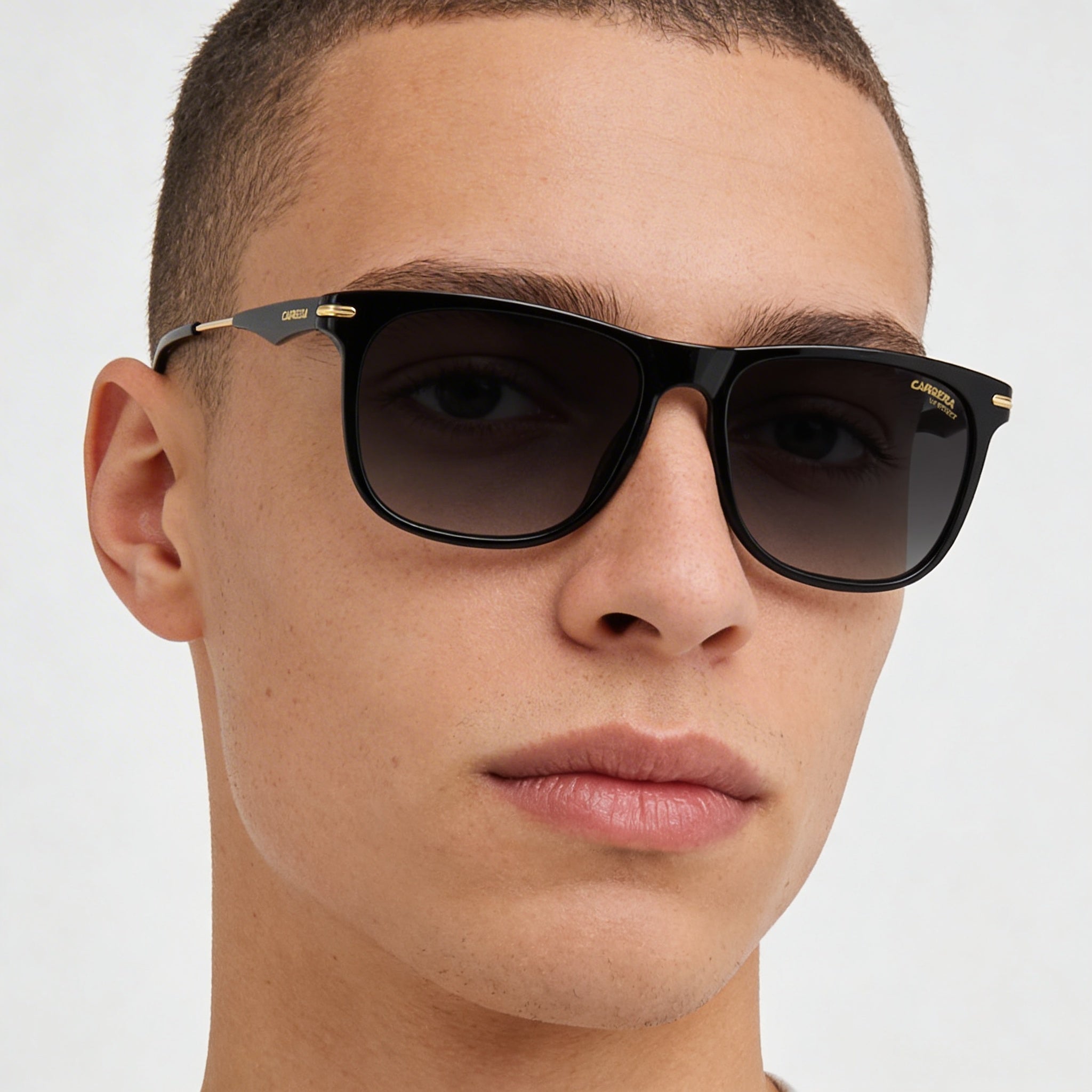 Gafas de sol unisex Carrera 276/S, montura en negro, gris oscuro, con protección UV, 55 mm, Photo 5