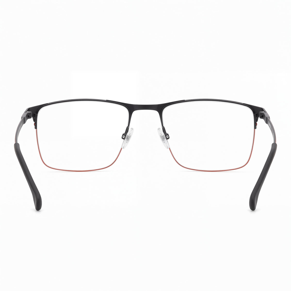 Carrera 8906 Women's Classic Eyewear, Matte Black Red Stainless Steel Frame, Non- Lenses 57-19-145, Photo 3