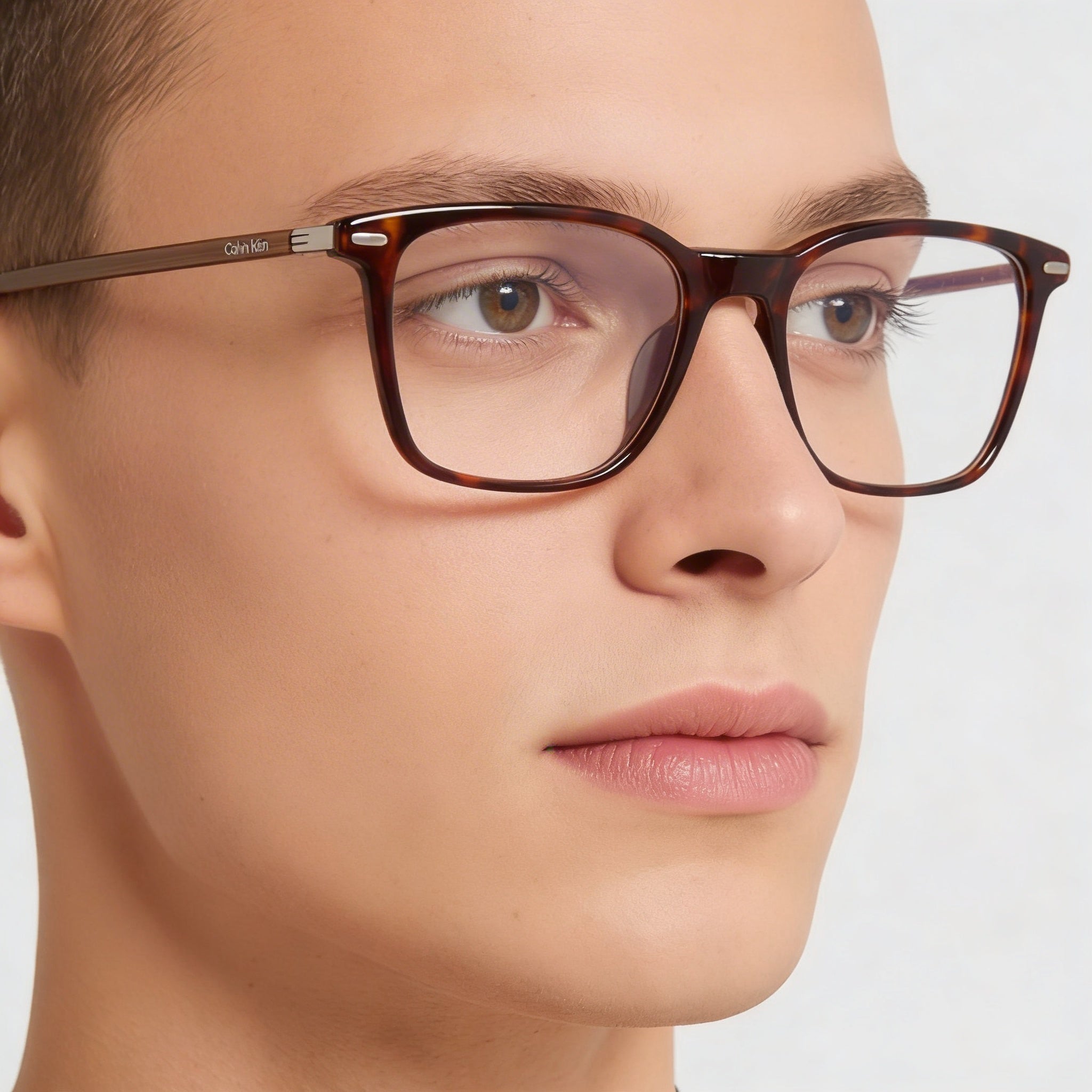 Calvin Klein Ck22541 Unisex Metal Frame Sunglasses with Dark Tortoise Finish, Lens Width 53mm, Photo 5
