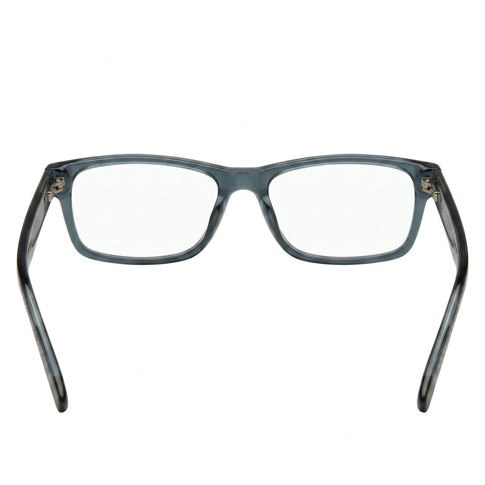 FILA Classic Men's Cellulose Acetate Eyeglasses in Transparent Azure, Size 52-15-145, Clear Demo Lenses, Prescription Ready