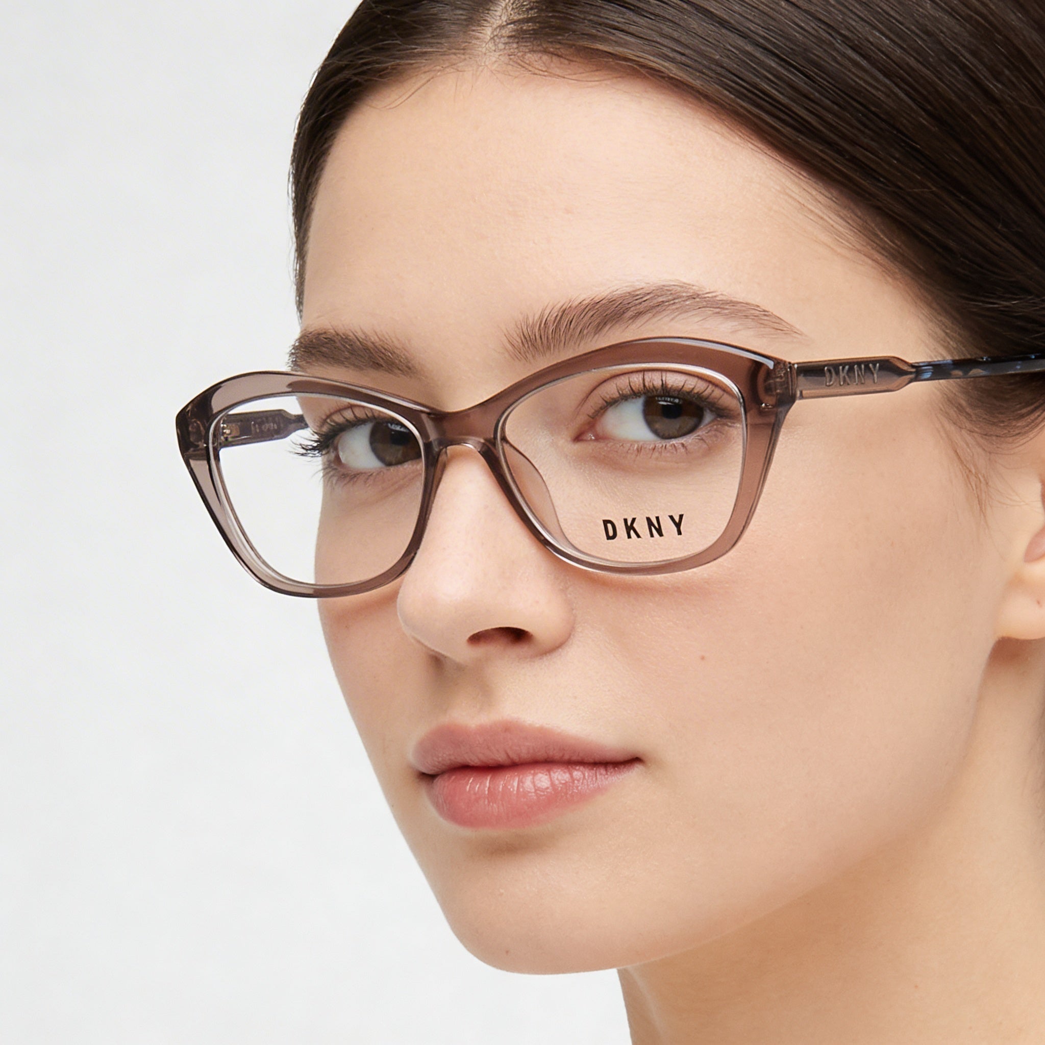 Gafas de Sol DKNY DK5042 Modern para Mujer con Montura de Acetato en Color Crystal Mink y Lentes No Polarizadas de 53mm, Photo 4