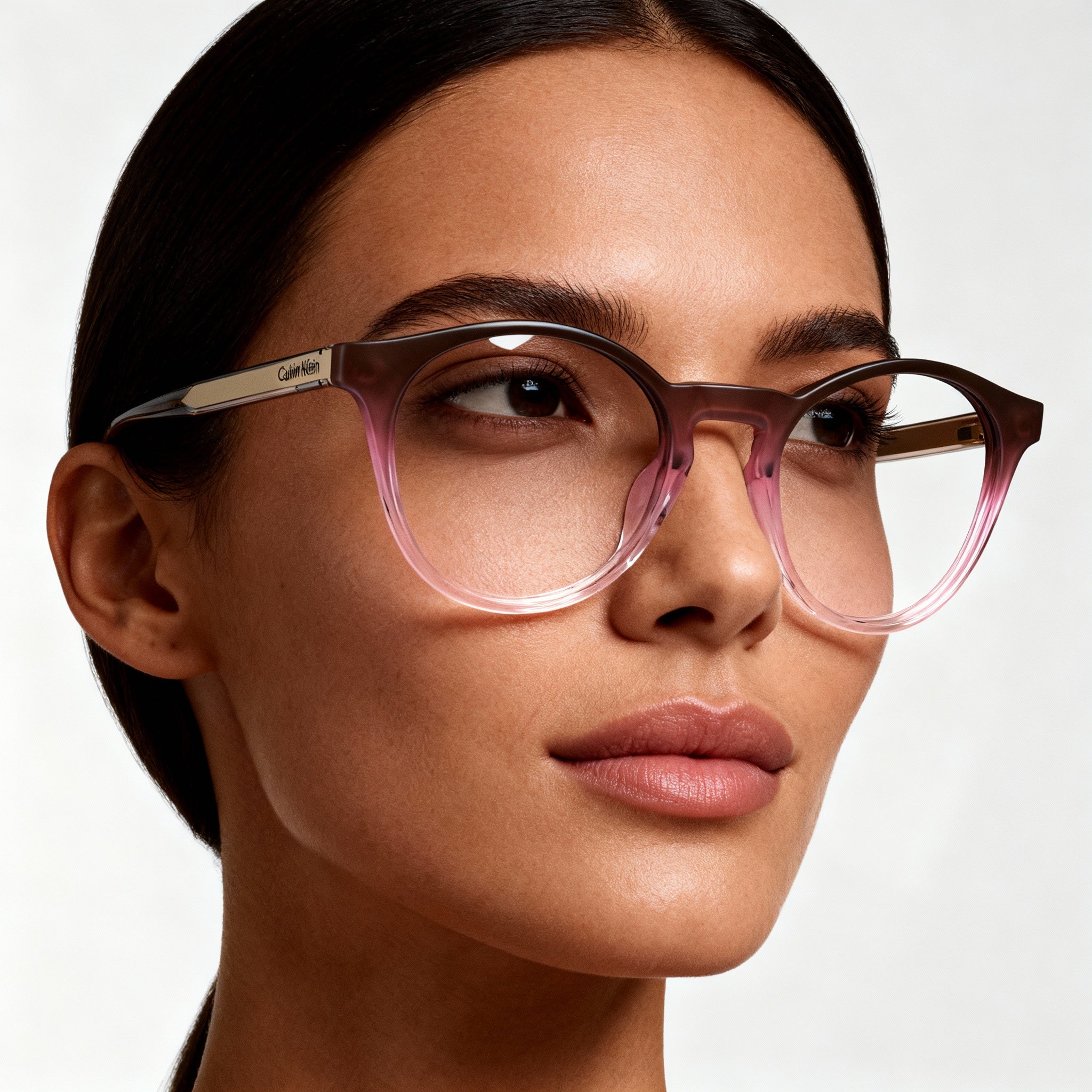 Calvin Klein Ck23549 Women's Injected Plastic Non-polarised Eyeglasses Brown Pink Rose 50mm, Photo 3