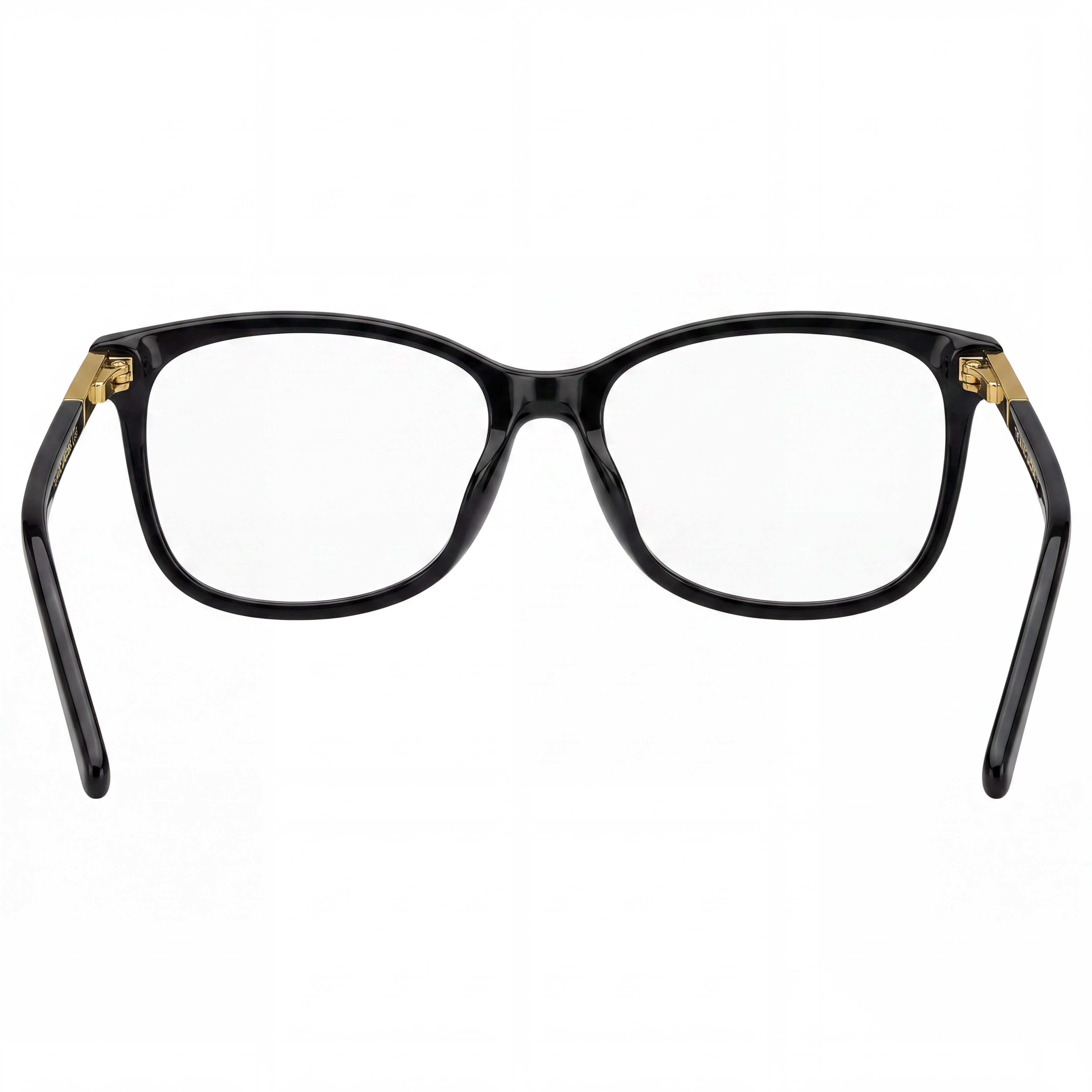 Marc Jacobs Marc 513 Women's Black Gold Plastic Optical Eyeglass Frames with Polycarbonate Lenses 53mm, Photo 4