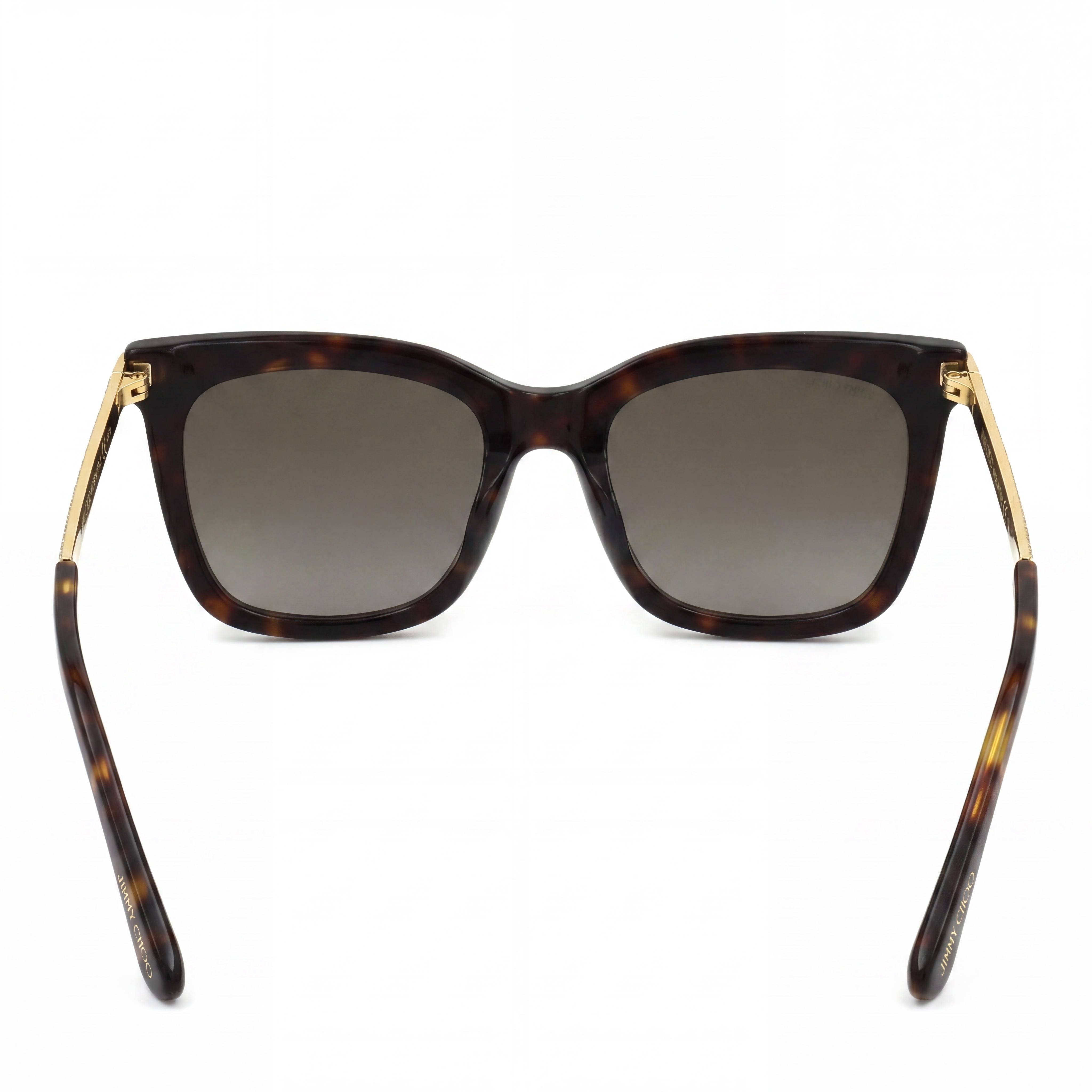 Jimmy Choo Classic Women's Havana Brown Gradient Acetate Frame Brown Gradient Lens 100% UV Protection Sunglasses 52mm, Photo 4