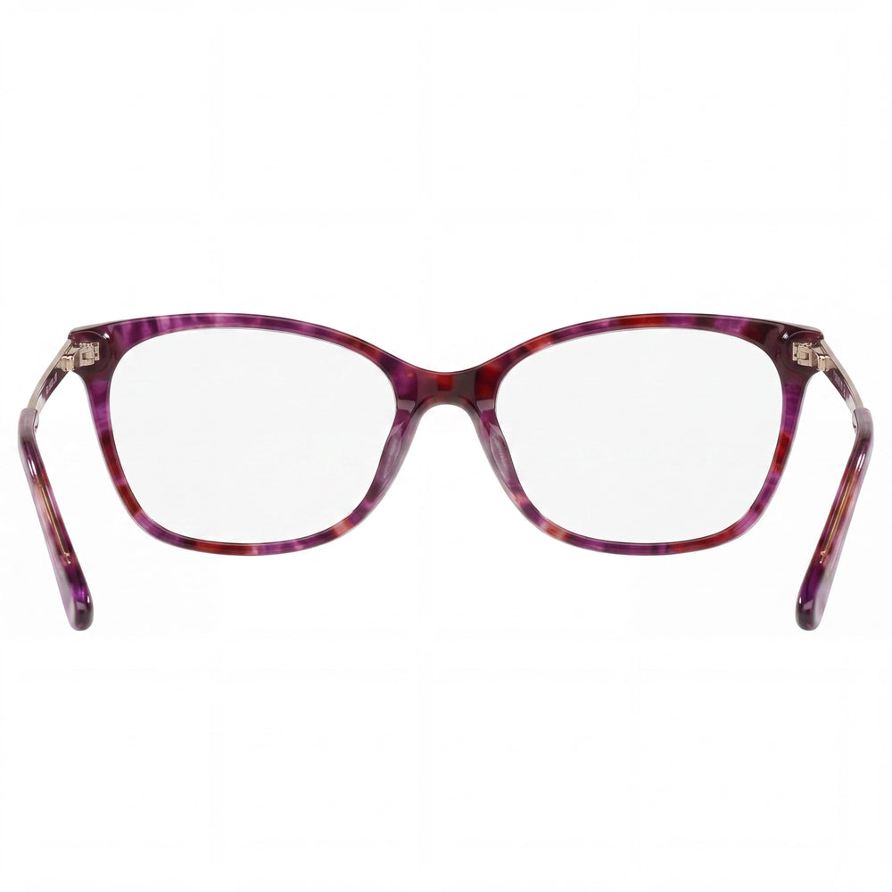 Gafas de moda GUESS para mujer con montura de plástico violeta Habana y lentes de policarbonato, lentes de 53 mm, puente de 16 mm, patillas de 140 mm