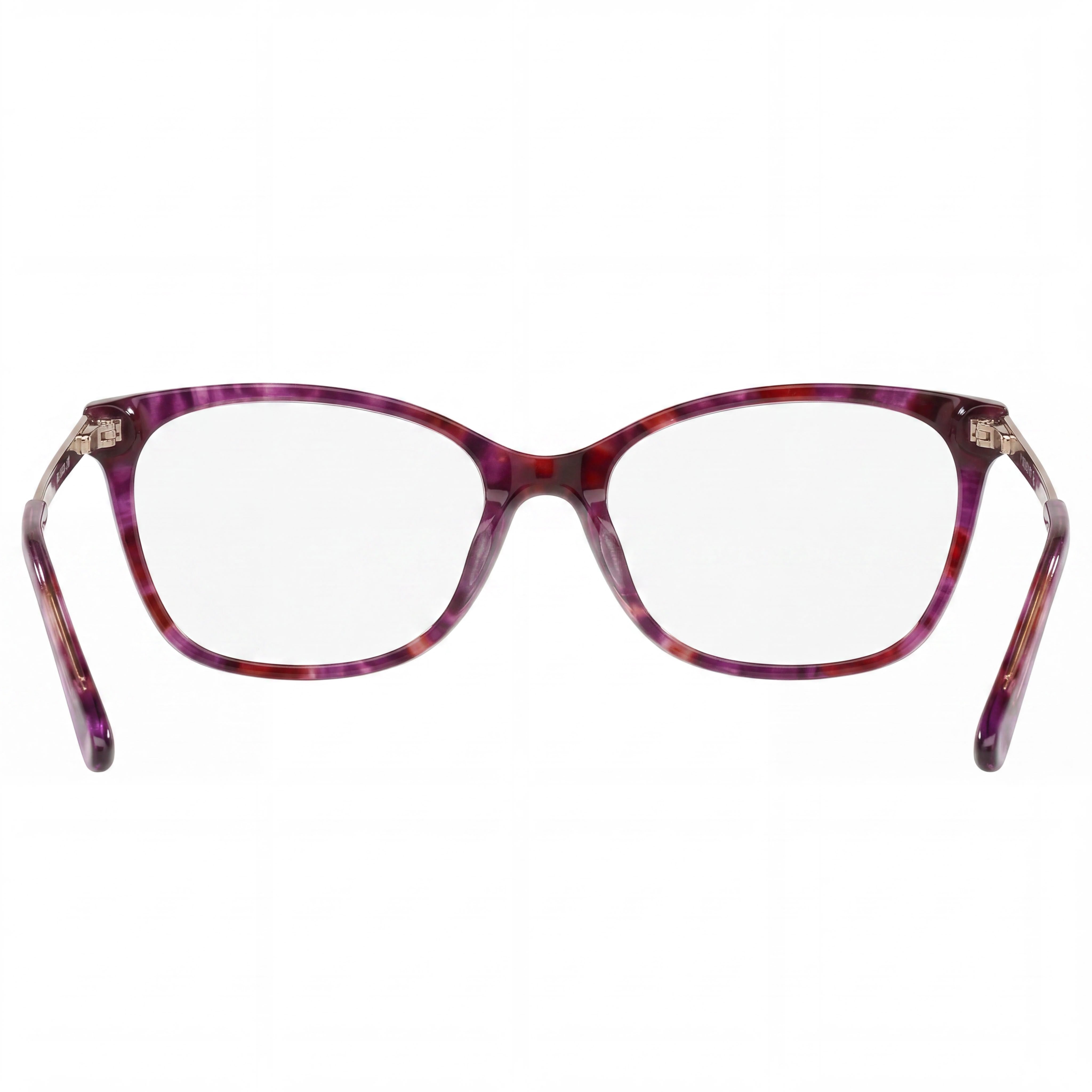 GUESS Trendy Women's Violet Havana Plastic Frame Eyeglasses with Polycarbonate Lenses, 53mm Lens, 16mm Bridge, 140mm Temple, Photo 2
