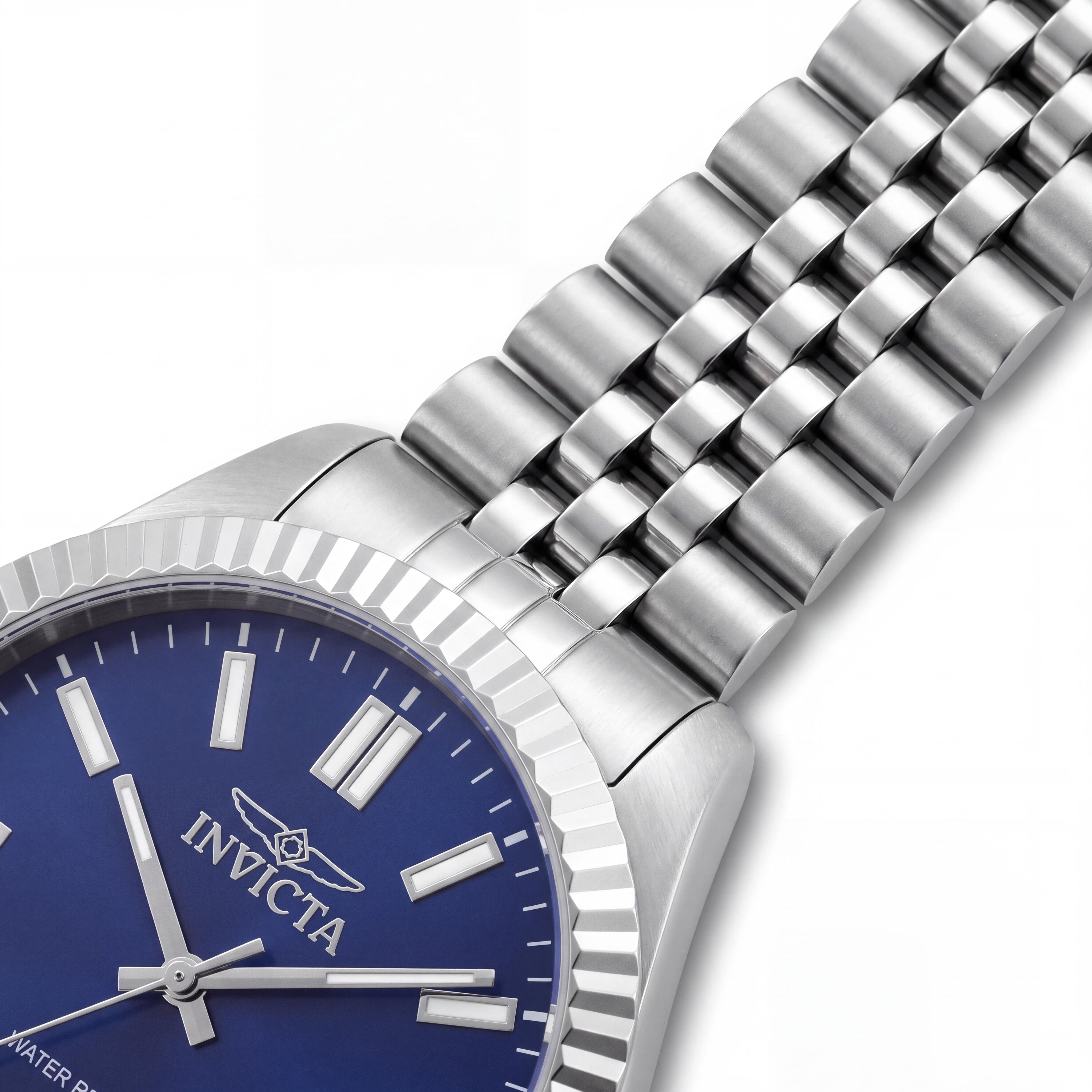 Invicta Specialty 47481 Unisex Blue Dial Quartz Stainless Steel Bracelet Watch 43mm Water Resistant, Photo 3