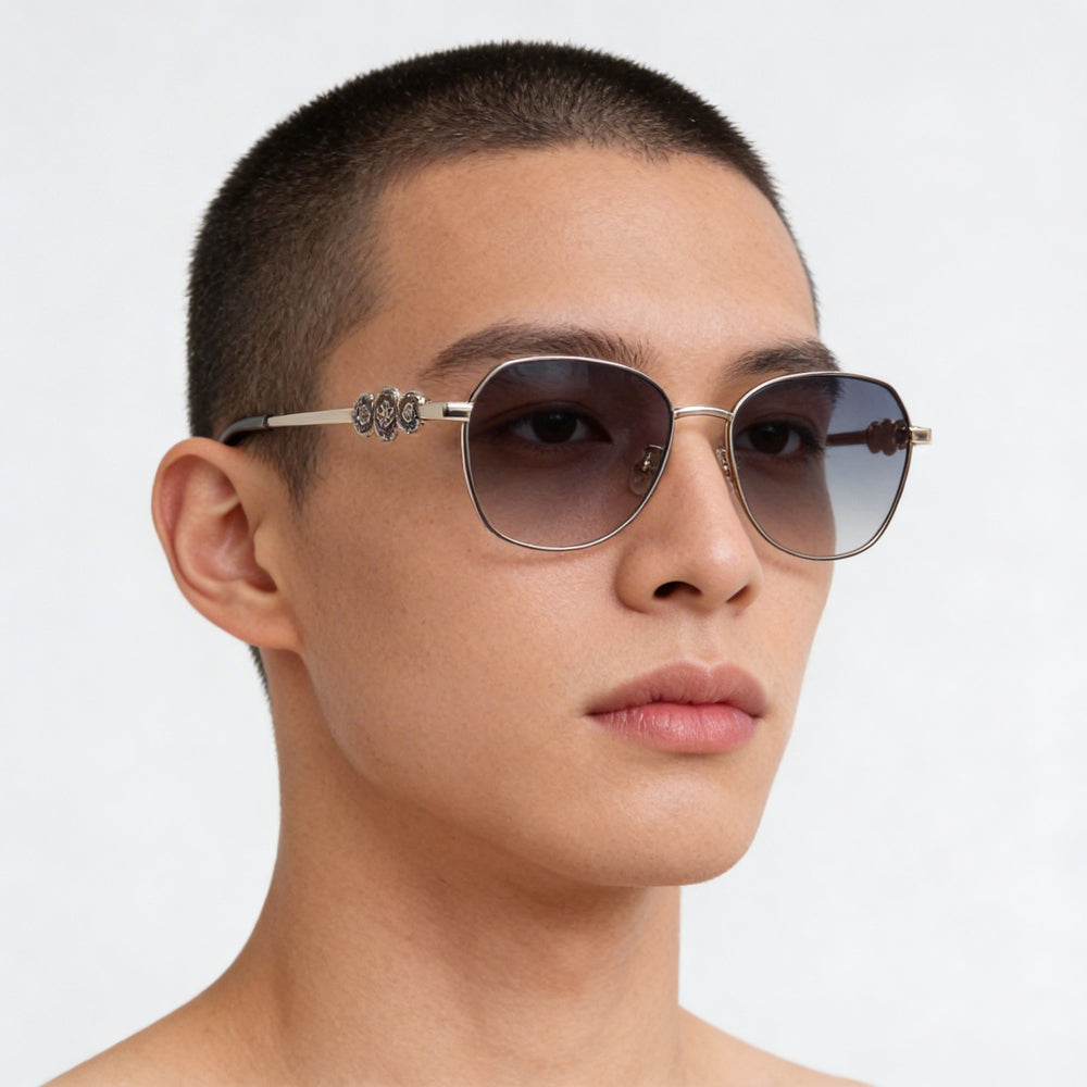 Gafas graduadas unisex GUESS Gu50256-d con montura marfil mate sin policarbonato, 52-16-140