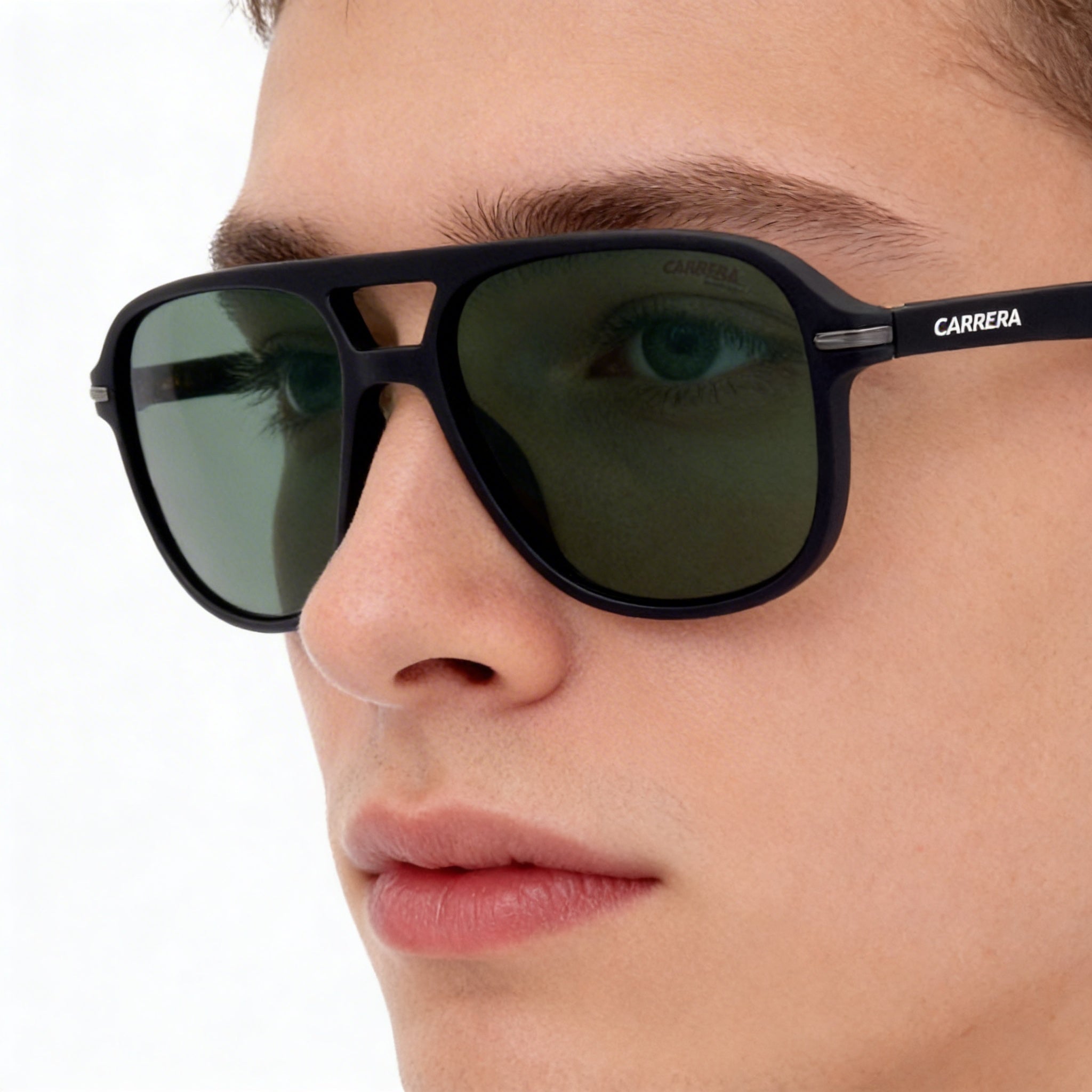 Carrera 279/S Unisex Polarized UV Protected Sunglasses, Matte Black Green Frame, Matte Black Lenses 56mm, Photo 5