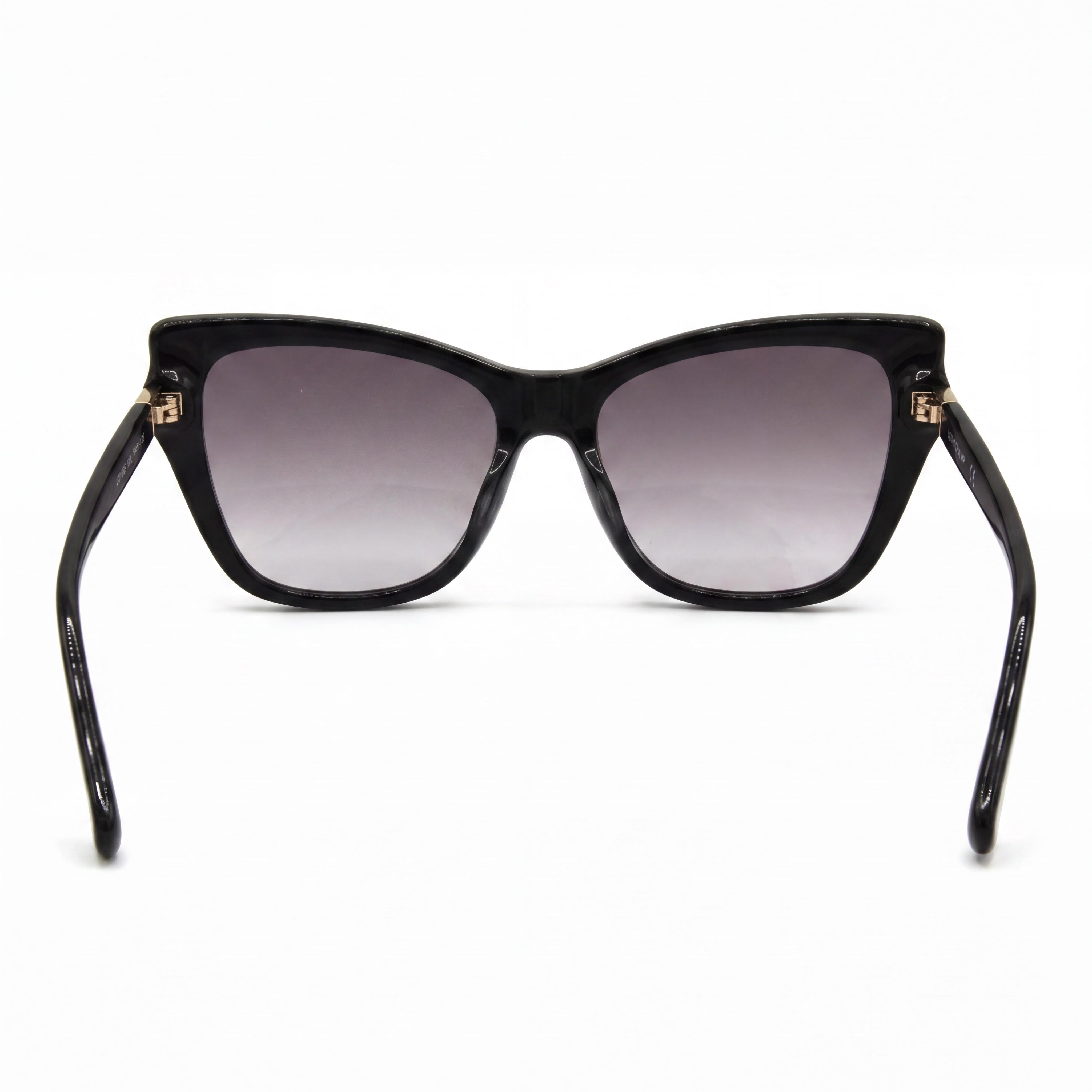 Gafas de sol Longchamp LO669S para mujer, rectangulares modificadas, de plástico, no polarizadas, color negro y gris degradado, 56 mm, Photo 4