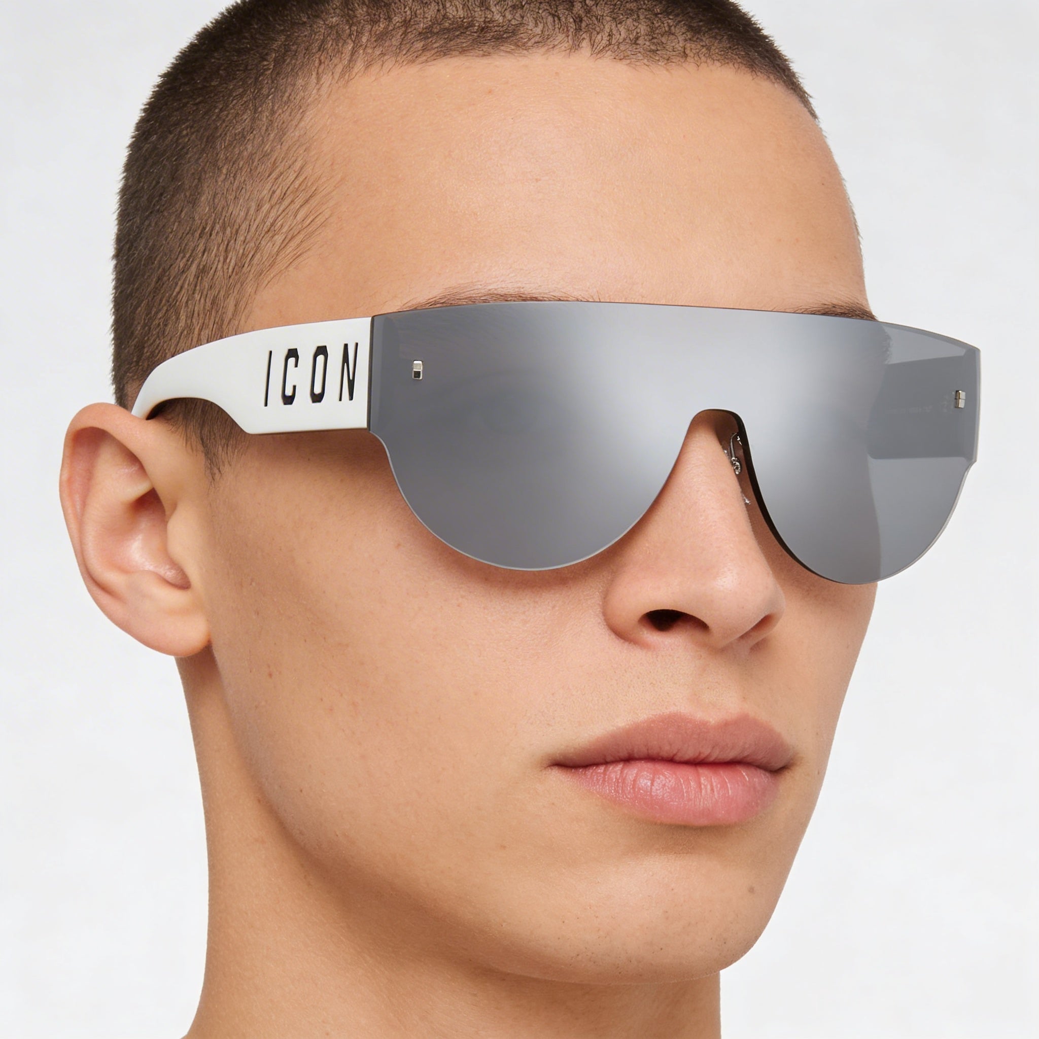 Gafas de sol Carrera Classic unisex blancas negras de poliamida con protección UV 99mm, Photo 3