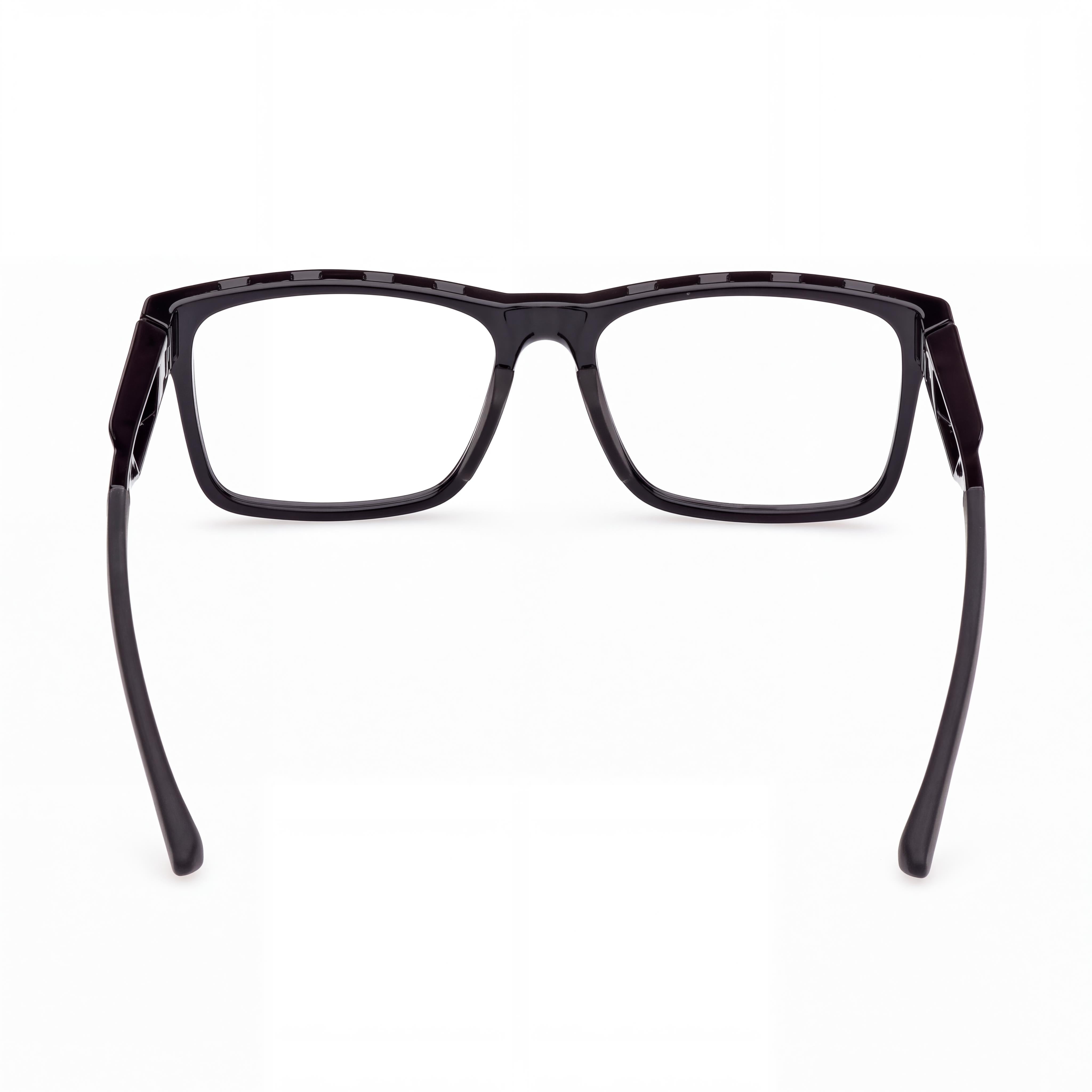 adidas Sp5089-h Unisex Injected Frame Non- Polycarbonate Eyewear, Shiny Black Matte Black, 55-16-145mm, Photo 4