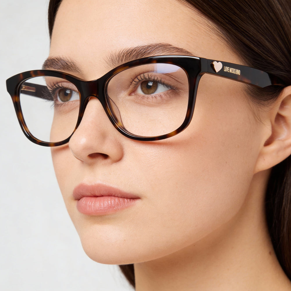 Love Moschino Mol517 Women's Sunglasses with Havana Acetate Frame and Non-polarised Lenses 52mm