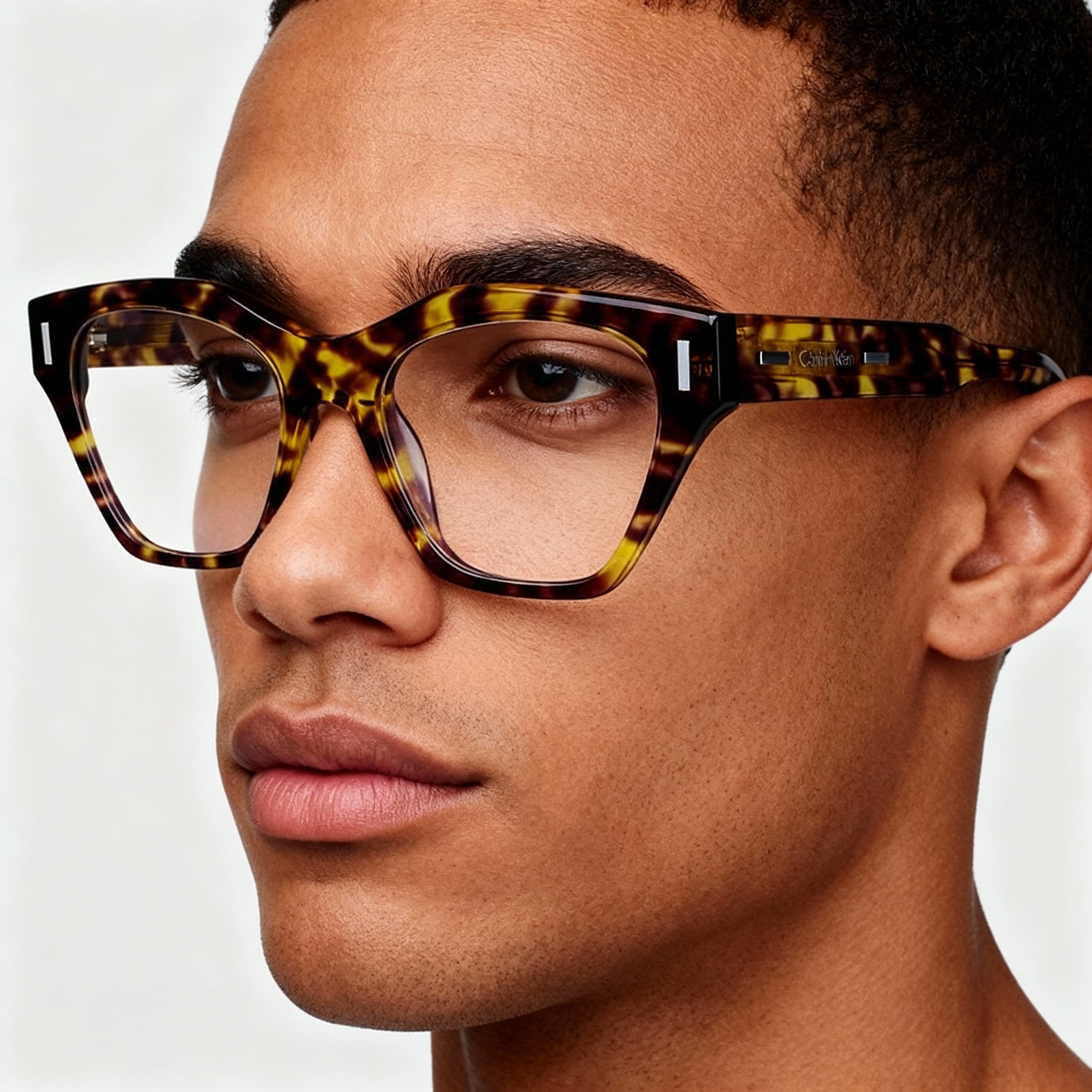 Calvin Klein Ck23518 Unisex Alloy Steel Full Rim Optical Eyeglass Frames Violet Havana 52mm, Photo 4