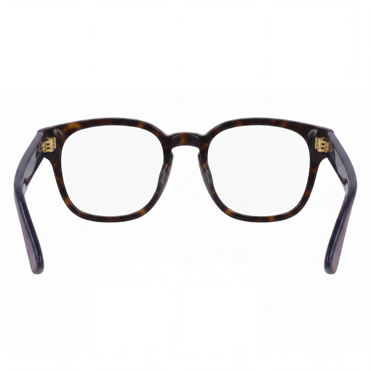 Gucci Gg0927o Men's Eyeglasses, Acetate Havana Blue Logo Frame, Clear Customisable Lenses, Size 49-19-145mm, Photo 3