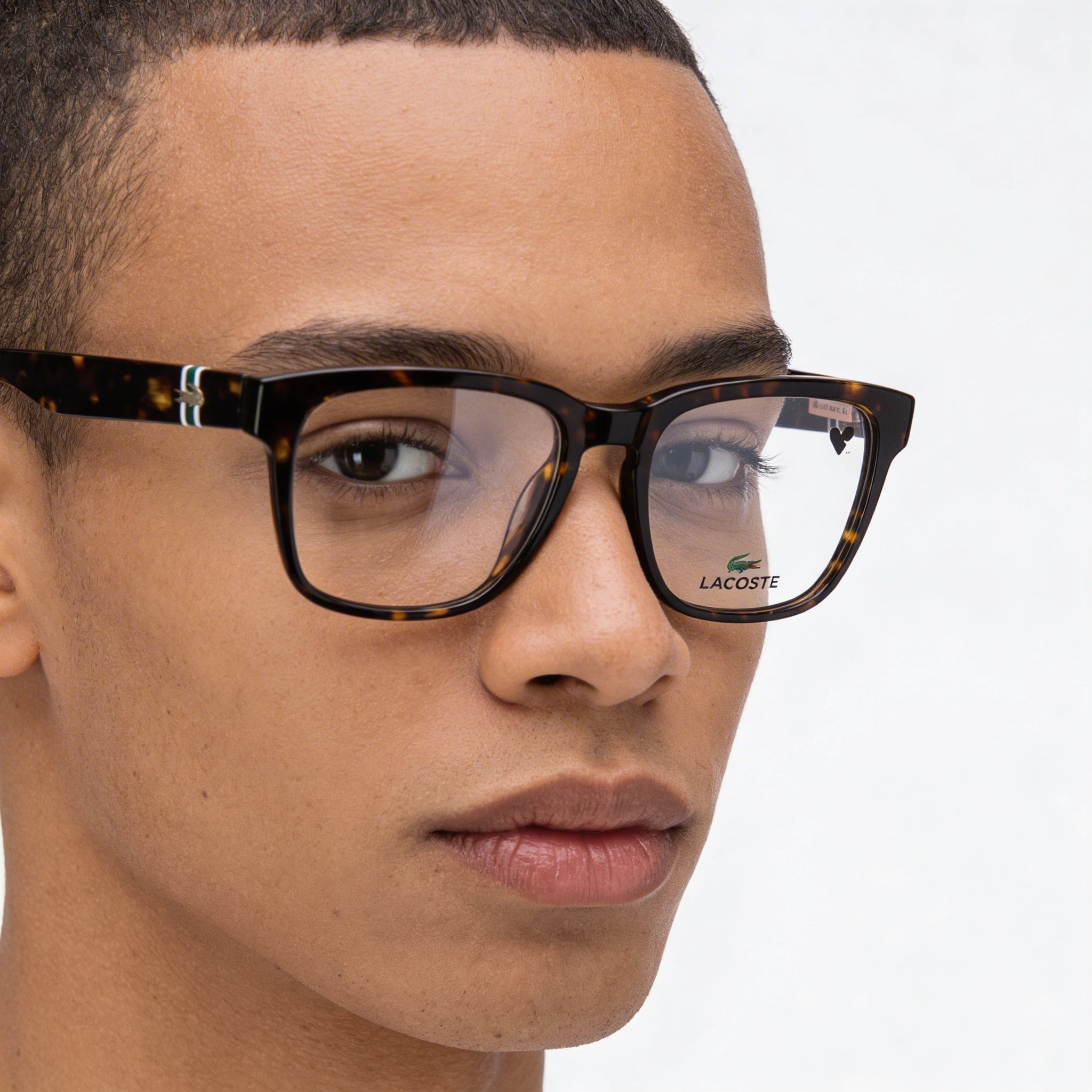 Gafas Lacoste L2932 Havana Oscuro Cuadradas Unisex, Acetato 53mm, Photo 4