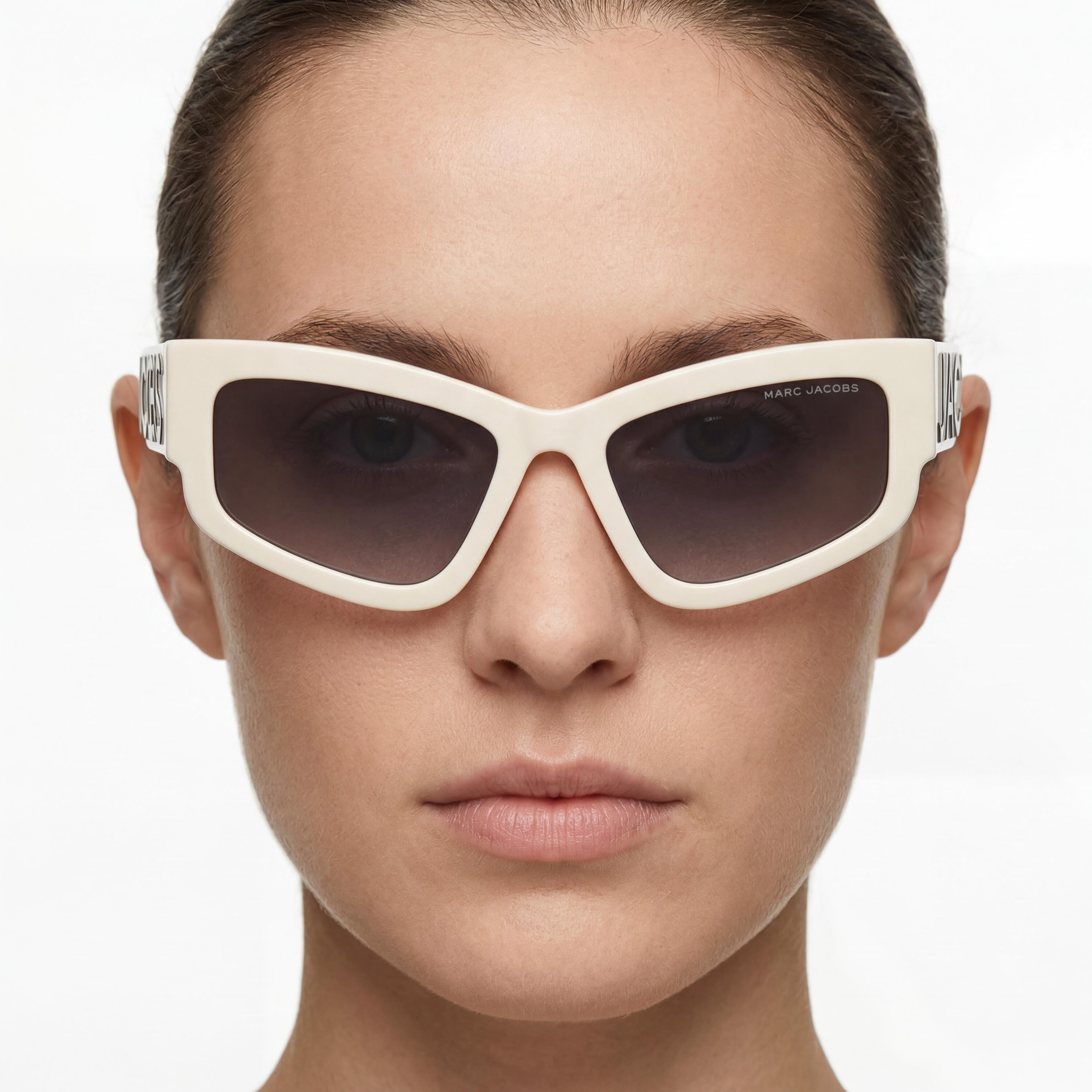 Gafas de sol Marc Jacobs MARC 796/S casual para mujer de poliamida rosa burdeos con cristales gris oscuro degradado 55-19-145, Photo 5