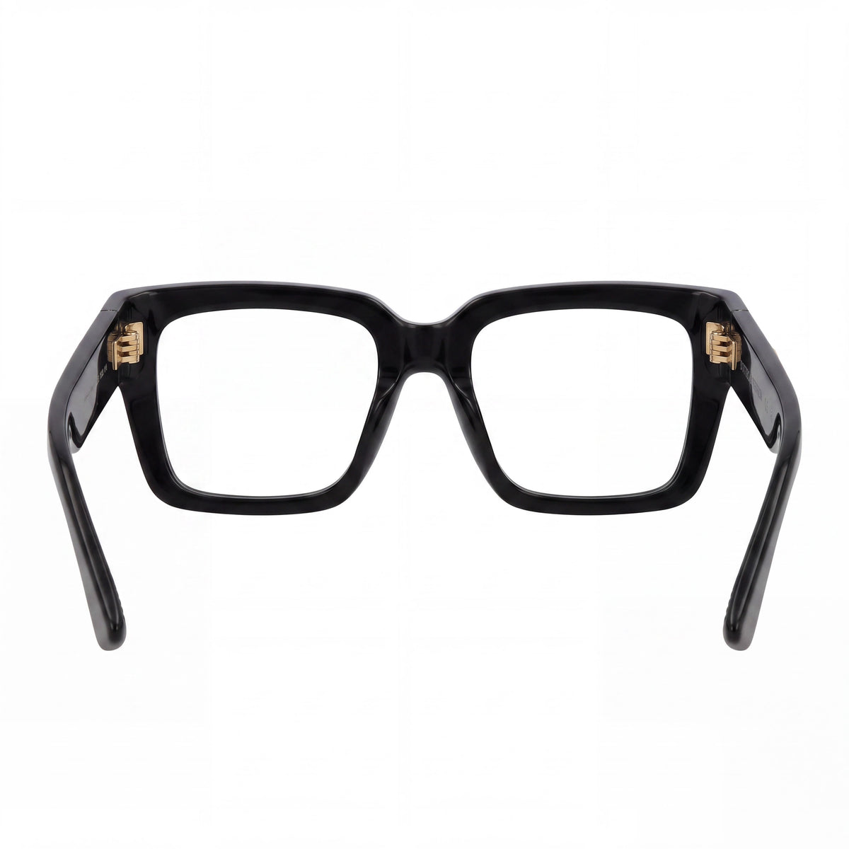 Bottega Veneta Women's Square/Rectangle Black Transparent Plastic Optical Eyeglasses Frame, 51mm Lens Width, Photo 4