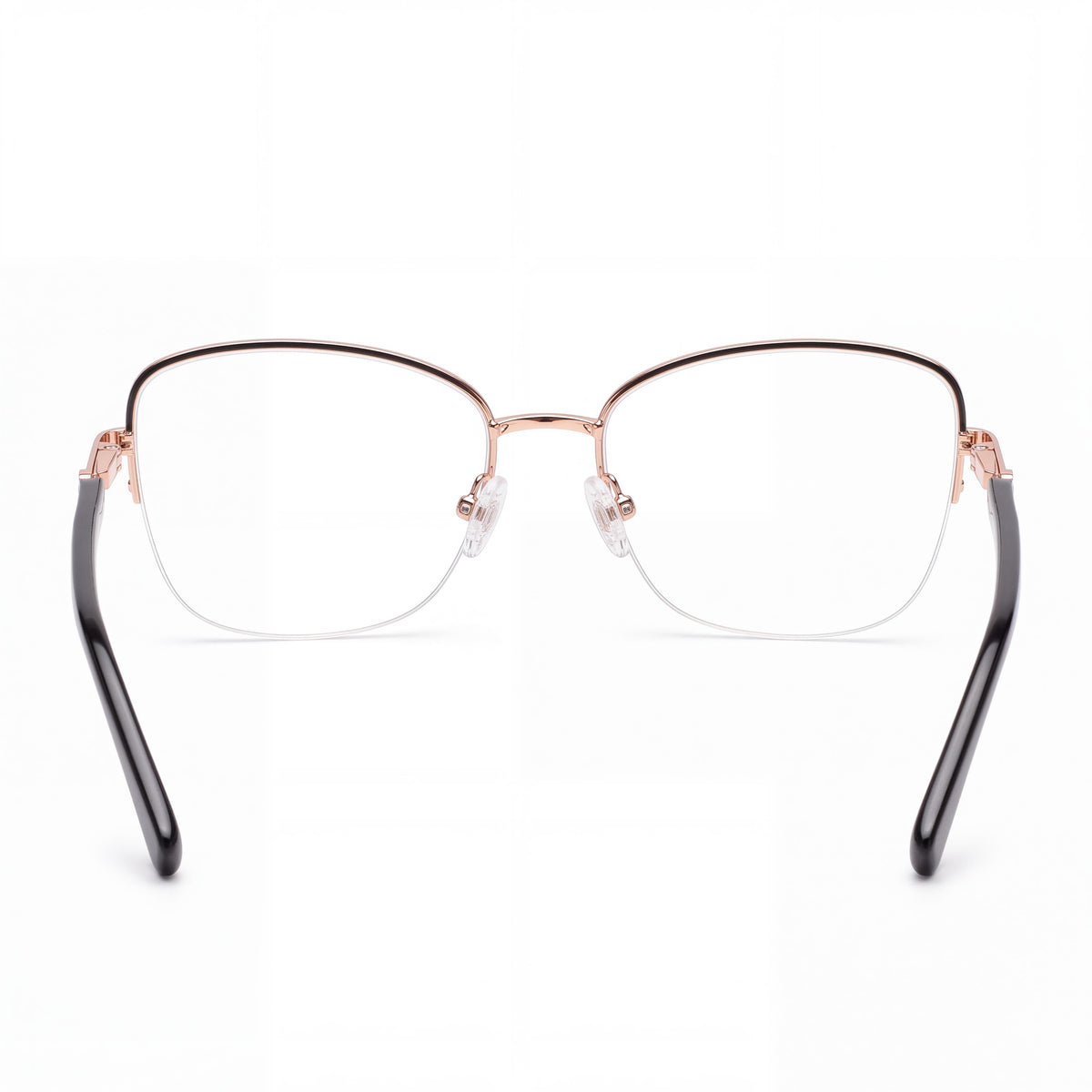 Gafas Harley-Davidson para hombre, con montura de acero inoxidable negro y lentes transparentes de demostración, aptas para lentes de aumento., Photo 2