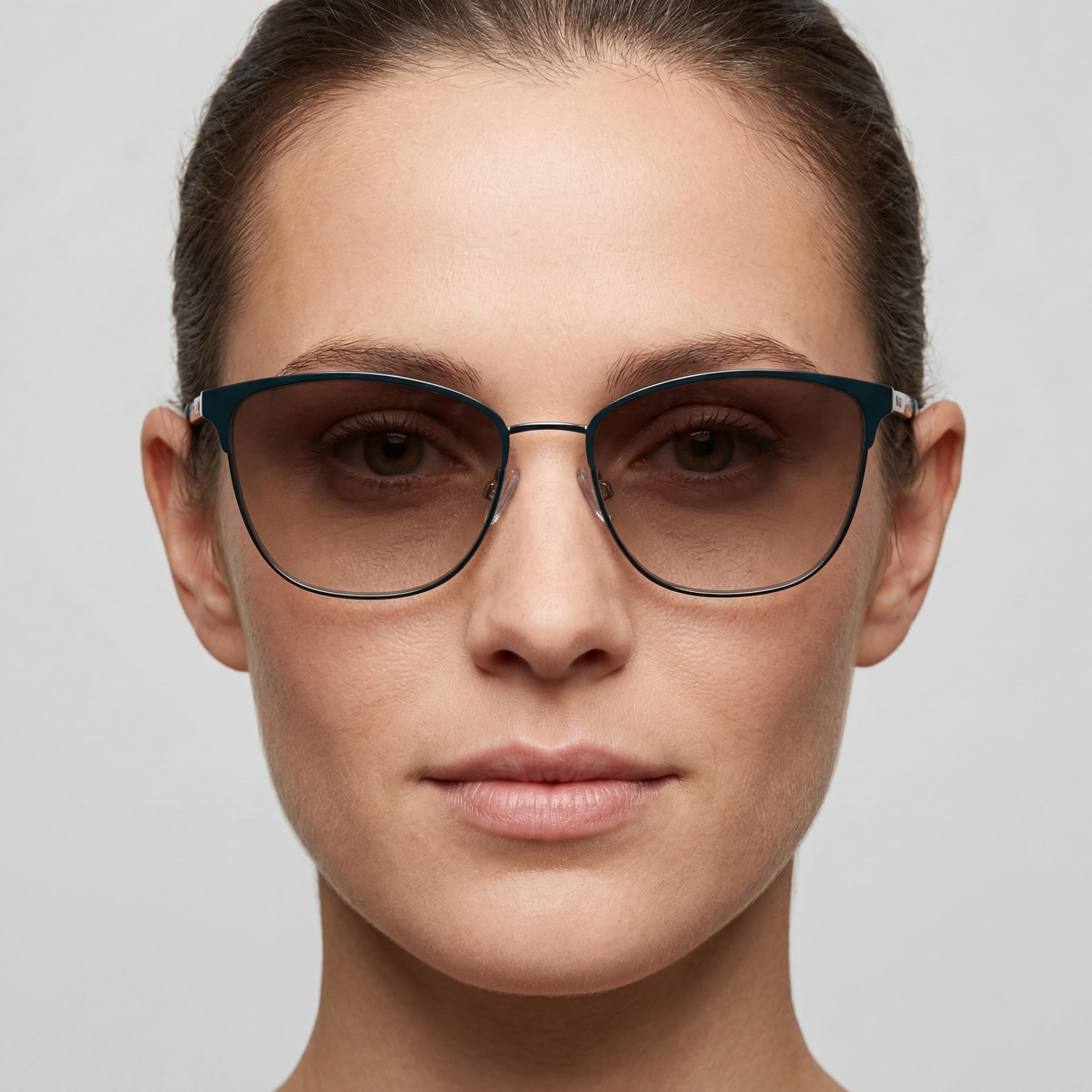 Liz Claiborne Classic Women's Polarized UV Protection Sunglasses - Mattteal Frame, 56mm Lens Width, Photo 3
