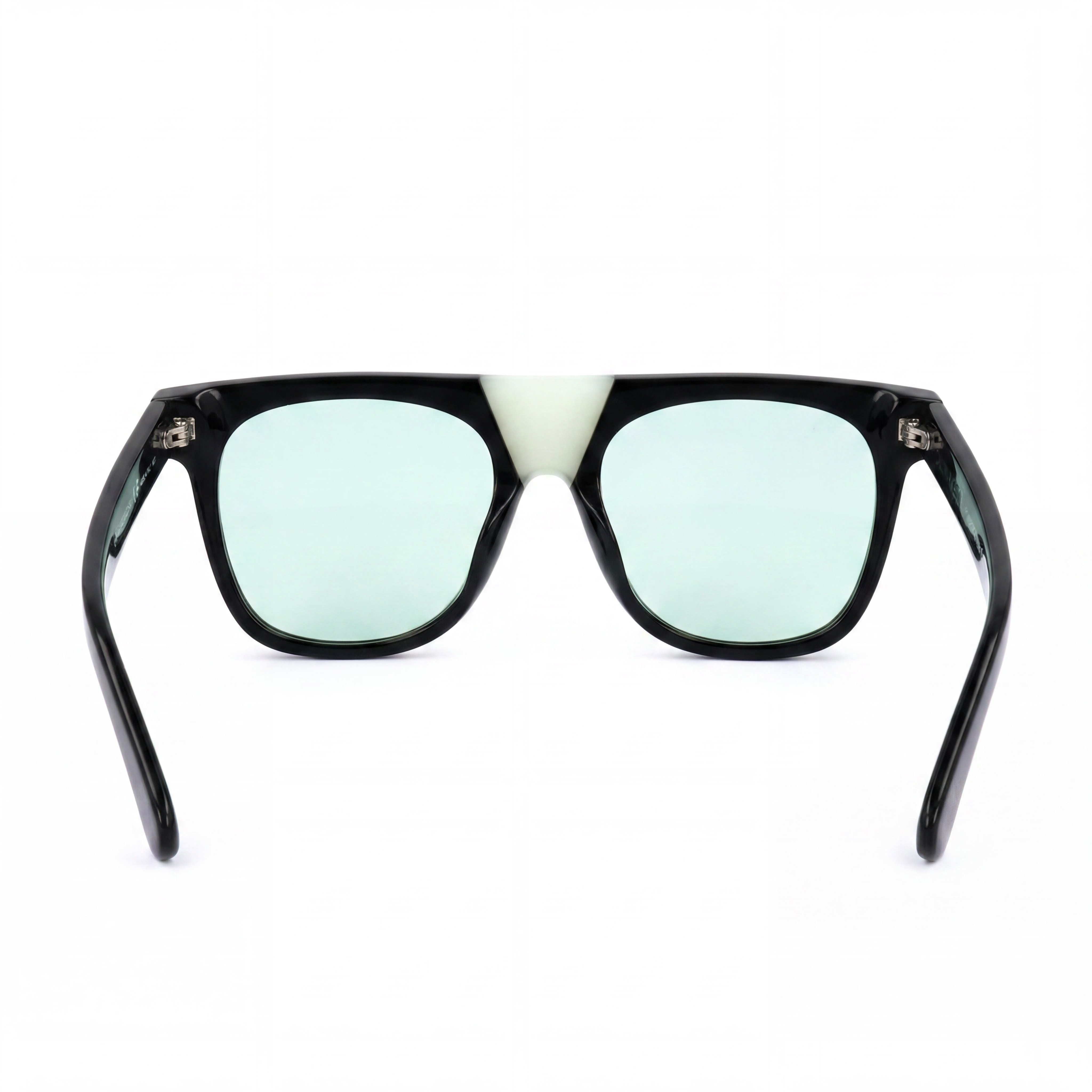 Calvin Klein CKNYC1852S Unisex Square Acetate Black Frame Blue Lens Sunglasses 53mm Lens Width, Photo 3