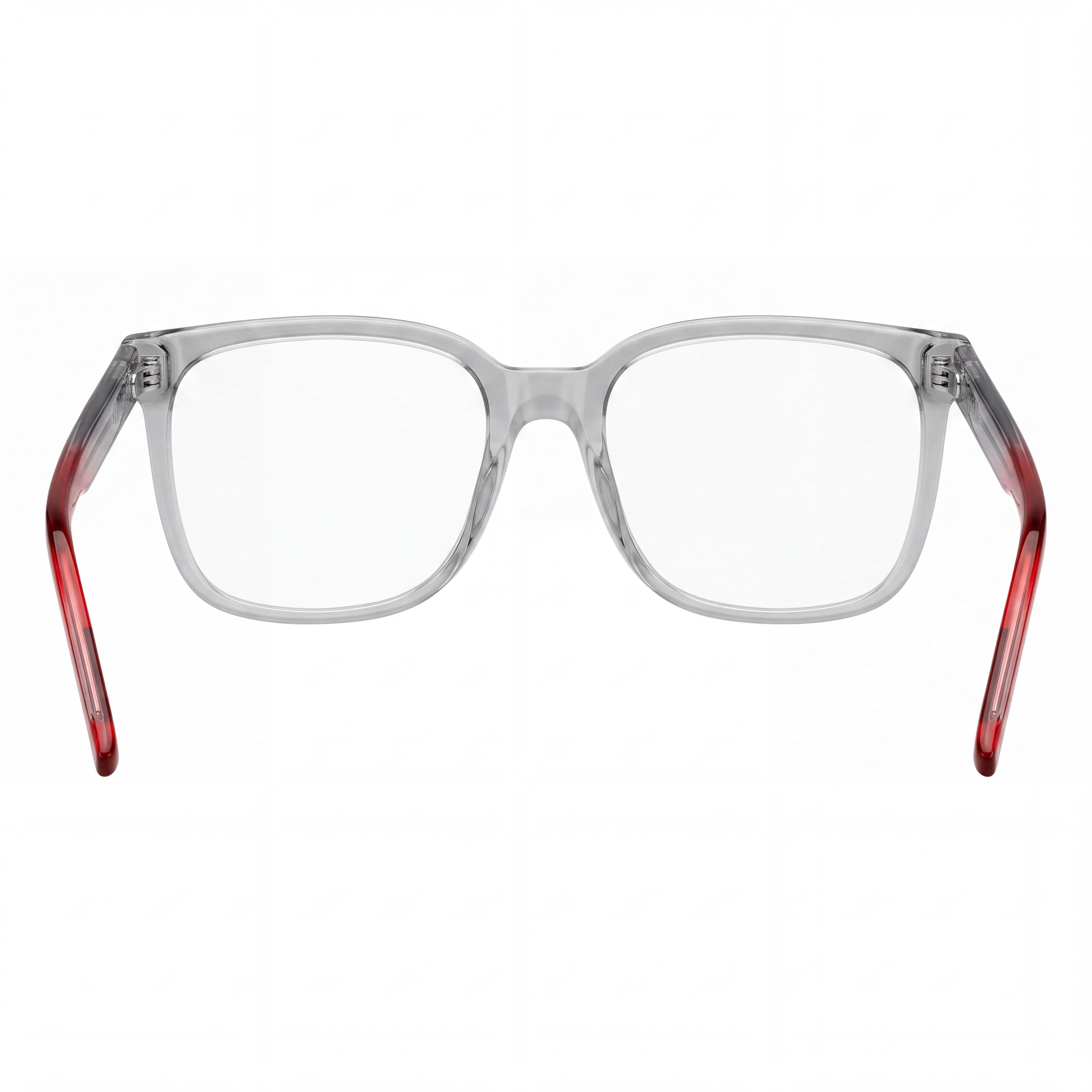 HUGO Modern Women's ECO ACETATE Grey Red Optical Frames 52/17/140, Photo 3