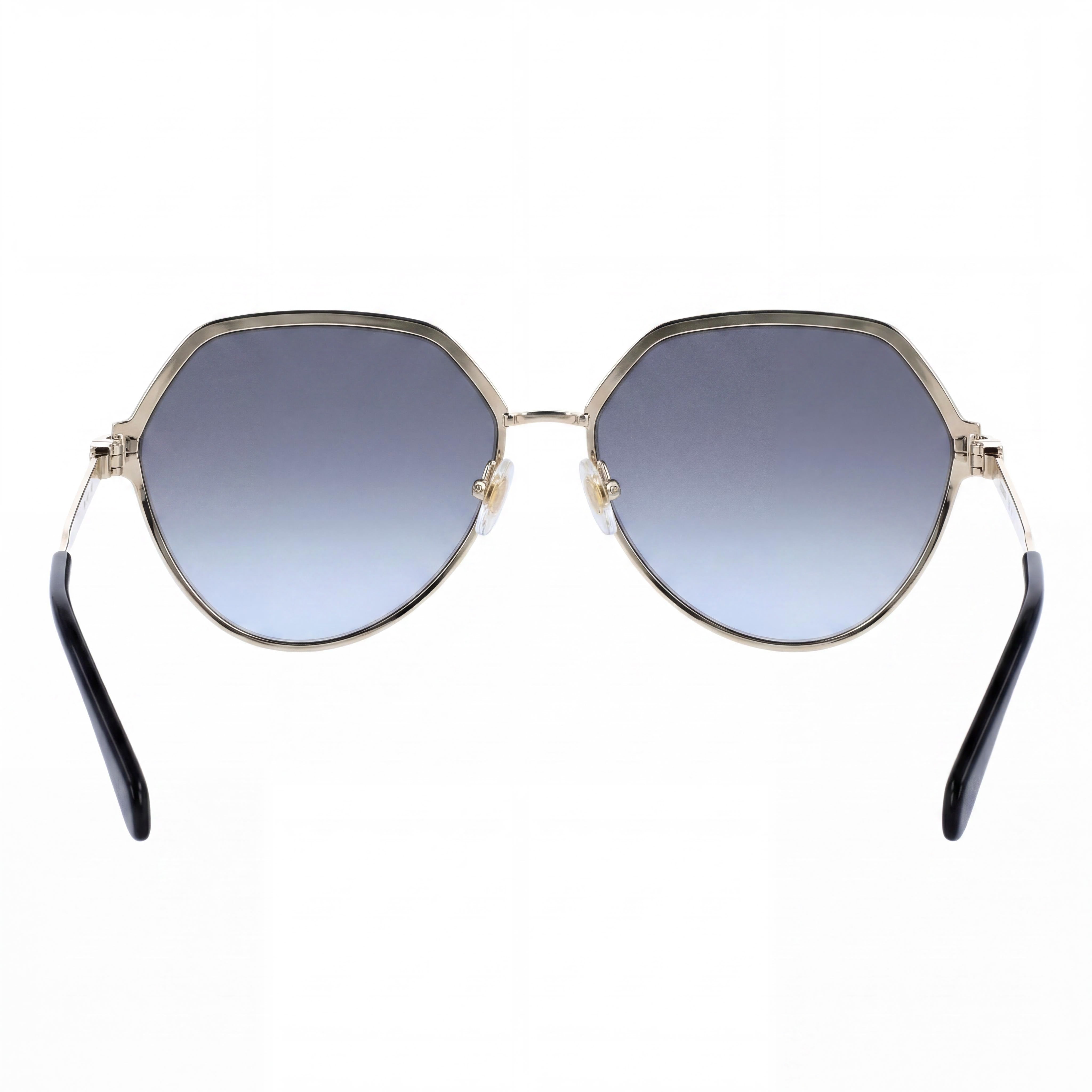 Gafas Ferragamo Sf325s para Mujer Acetato Dorado Gris 62mm, Photo 4